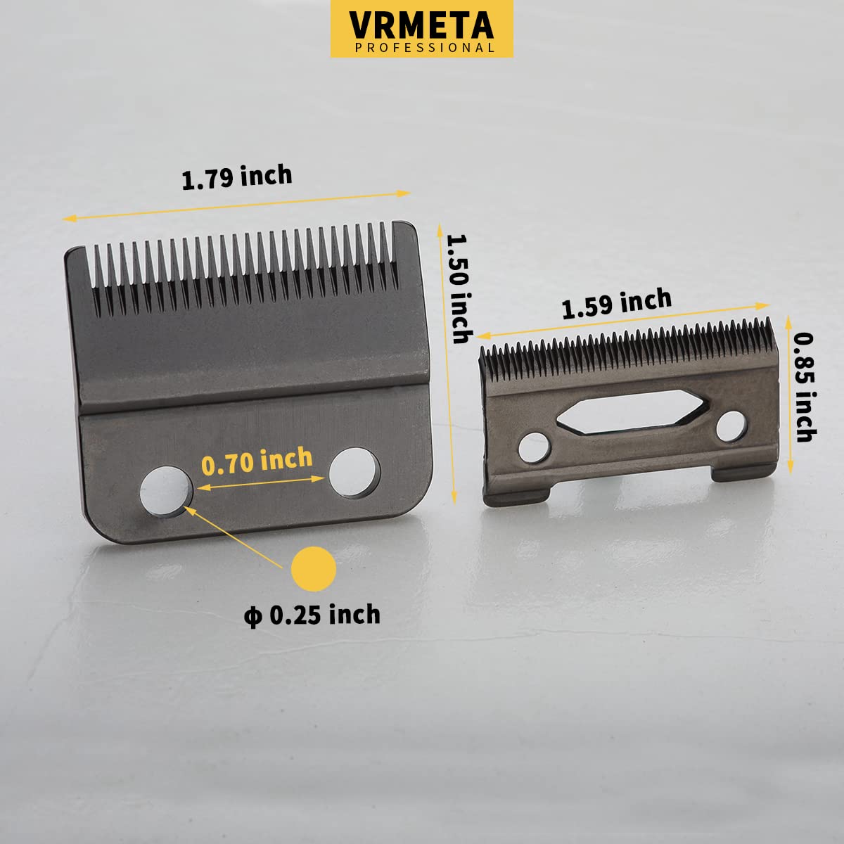 VRMETA New Upgrade Professional Replacement Hair Clipper Blades for Wahl Clippers Wahl 5-Star Senior Magic Clip Compatible with
