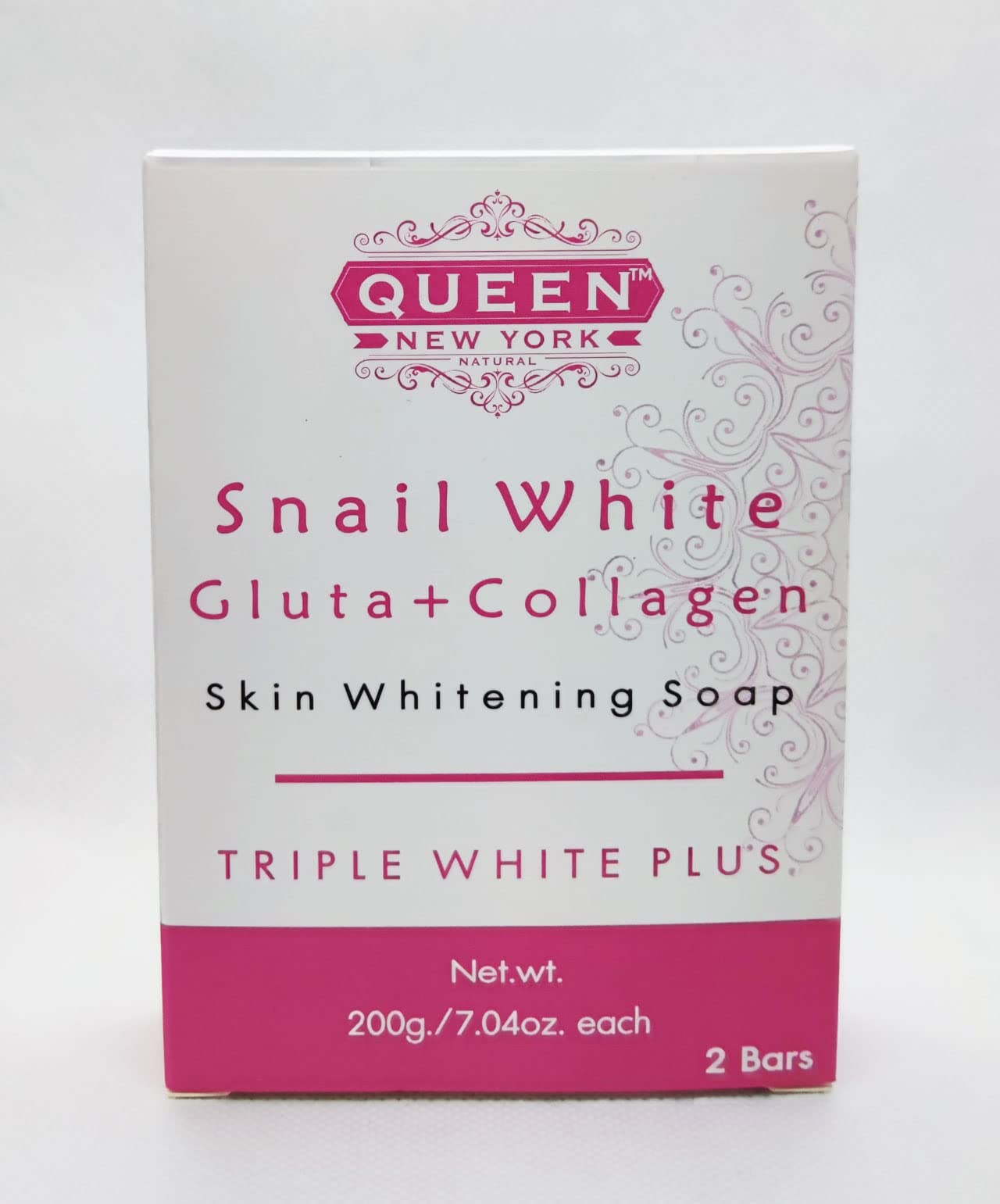 QUEEN SNAIL SECRET | Whip Soap Glutathione Collagen Skin Brightening Soap-Glowing,Radiance Skin, Dark Spots, Rejuvenate, Uneven