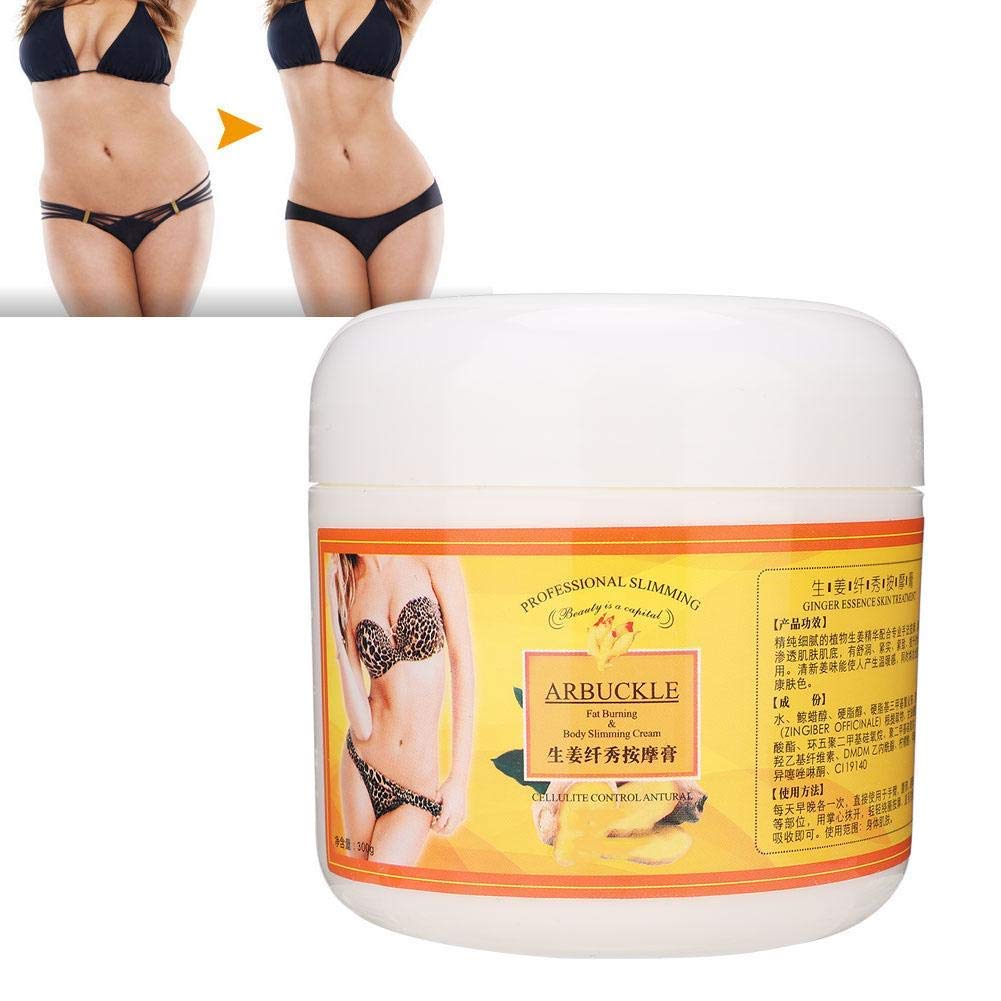 300g Ginger Fat Burning Weight Loss Anti-cellulite Full Body Slimming Cream Gel, Hot Cream for Belly, Anti-cellulite Gel