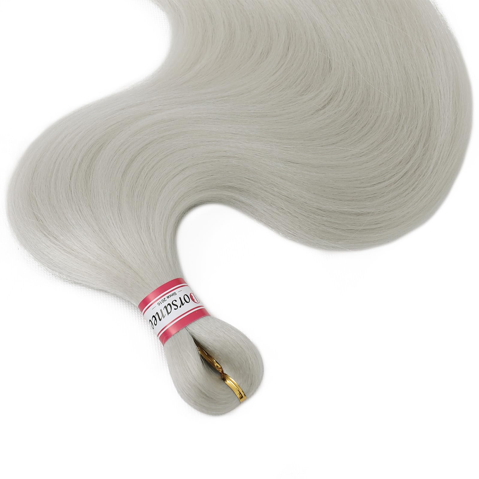 Dorsanee Grey Braiding Hair Pre Stretched 20 Inch 3 Packs Professional Easy Braiding Hair For Crochet Braids Twists Locs Hair So