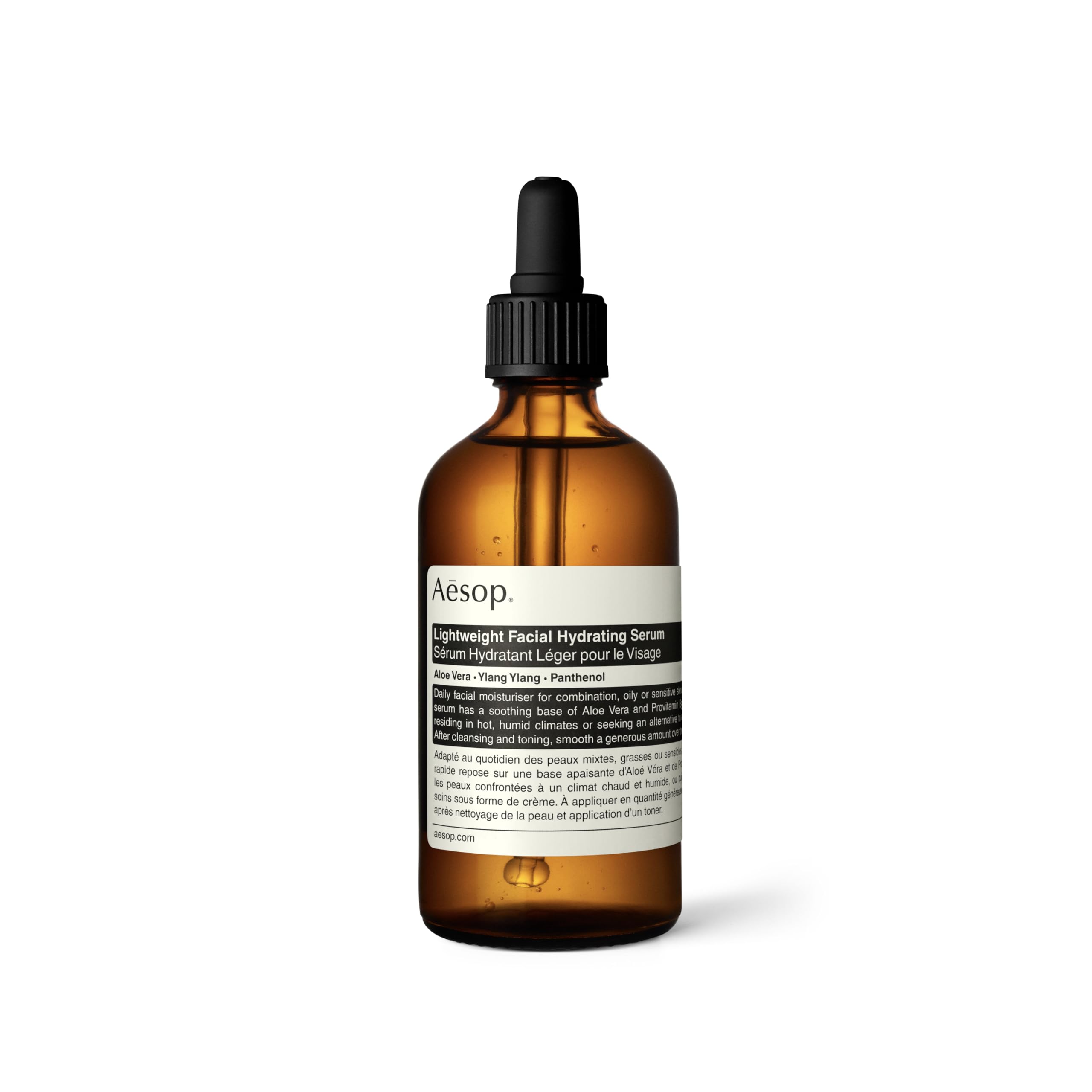 Aesop Lightweight Facial Hydrating Serum | Aloe Vera, Ylang Ylang & Panthenol | Soothes & Hydrates Oily, Sensitive Skin | Ideal 