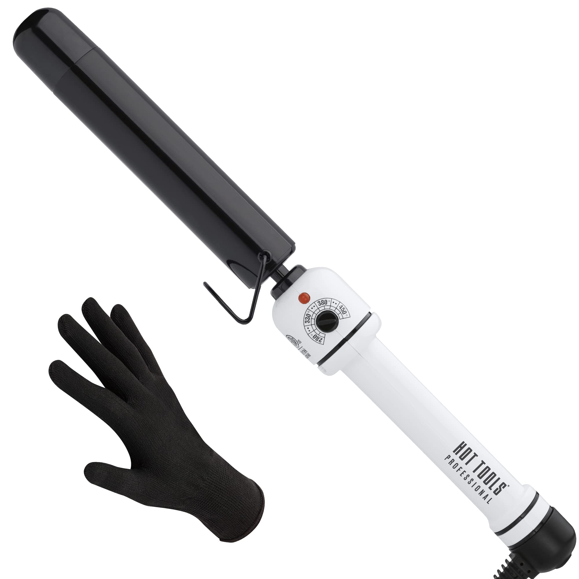 HOT TOOLS Pro Artist Nano Ceramic Curling Wand | For Smooth, Shiny Hair (11/4 in)