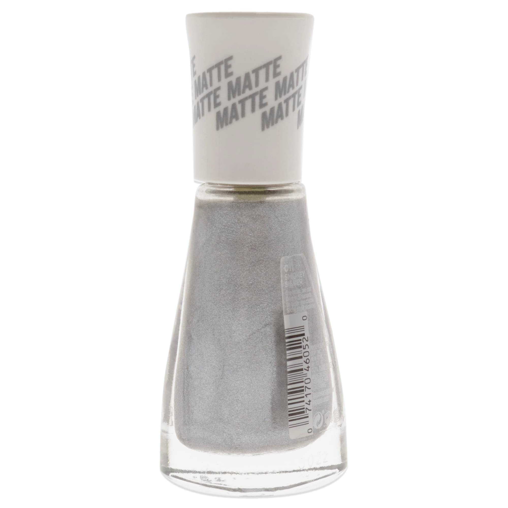 Sally Hansen Insta Dri Matte Metallics, Smokey Silver, 031 Fl Oz (Pack Of 1)