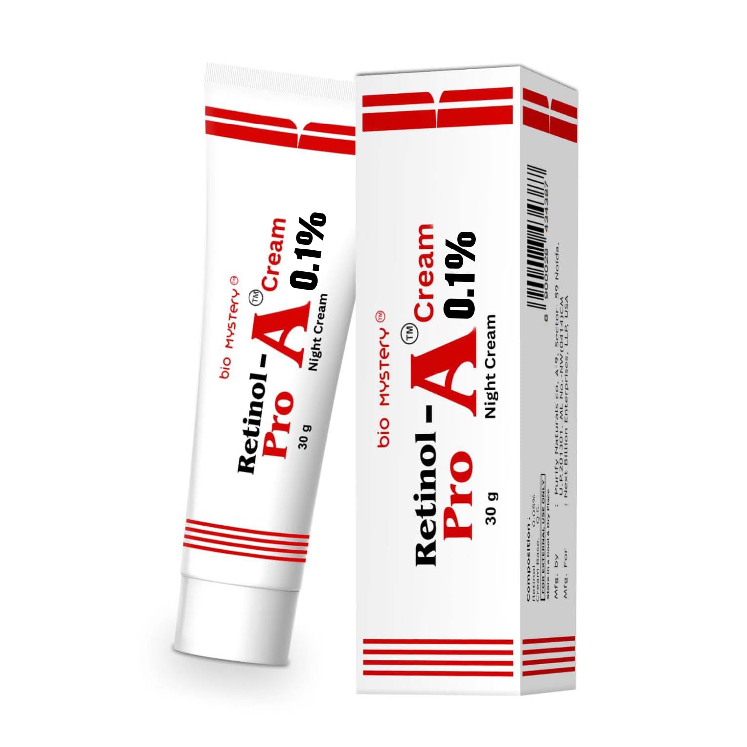 Bio Mystery Retinol Pro Night Cream 0.1 (30 Gram / 1.0 Oz)