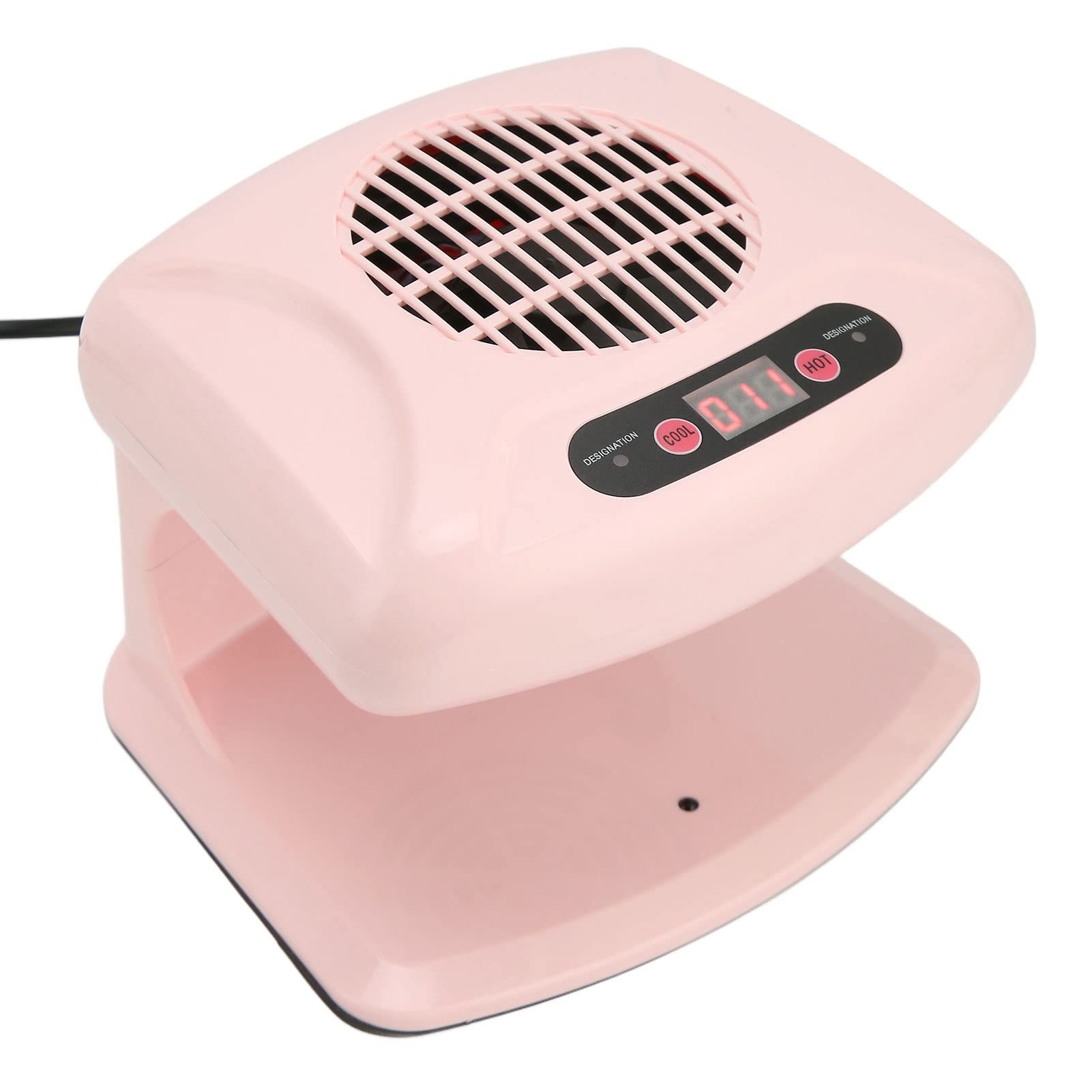 Air Nail Dryer, 300W Air Nail Fan Blow Dryer for Both Hands and Feet, Automatic Sensor Warm Cool Breeze, for Regular Nail Polish