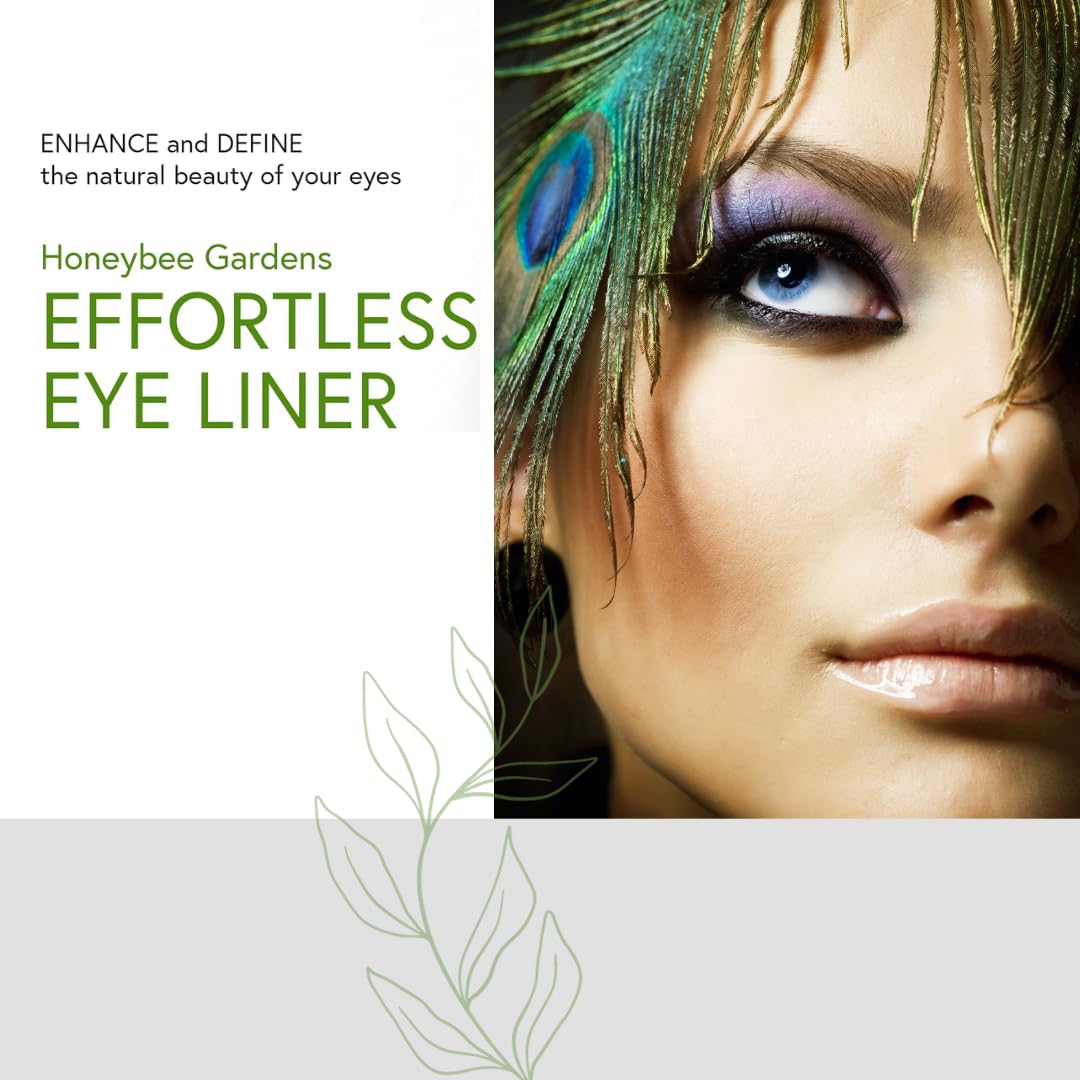 Honeybee Gardens Effortless Eye Liner Pencil In Envy, Rich Pigmentation, Smooth, Long-Wearing, Vegan, Gluten-Free