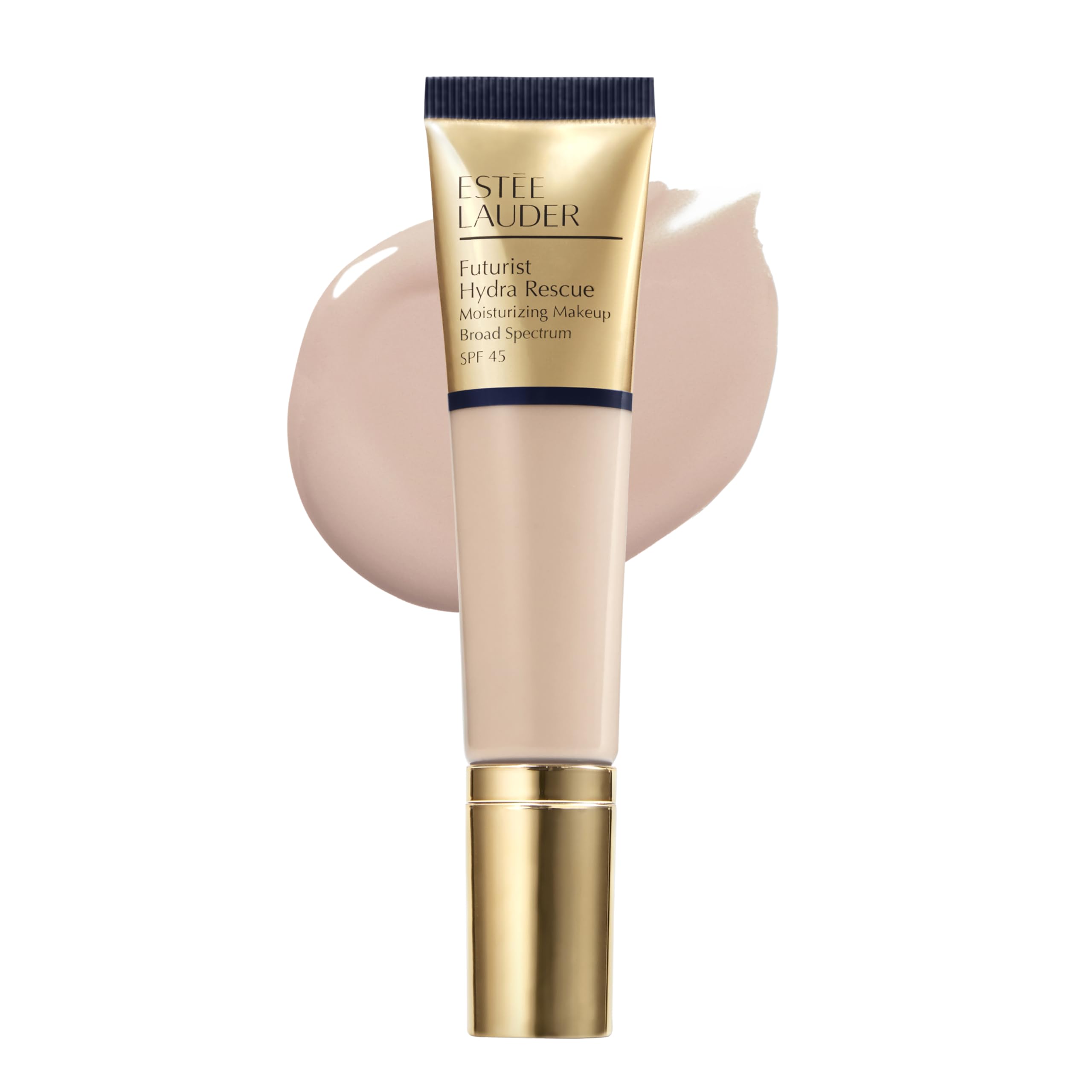 Est?e Lauder Futurist Hydra Rescue Moisturizing Foundation Makeup SPF 45 for a 12-Hour Glow, 1.2 Fl Oz, 1C1 Cool Bone