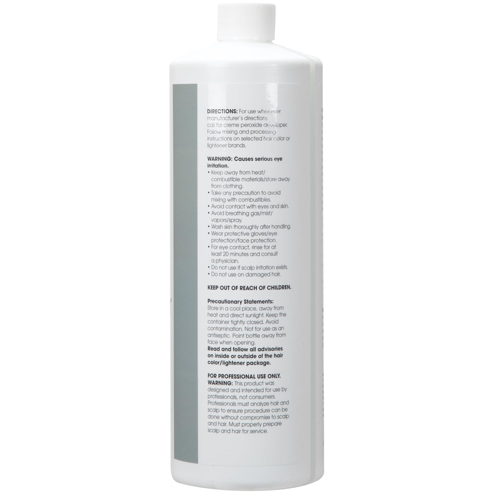 ForPro Expert 20 Volume Crme Developer for Hair Lightening, Gray Coverage & Color Deposit with Standard Lift, 32 Fl Oz