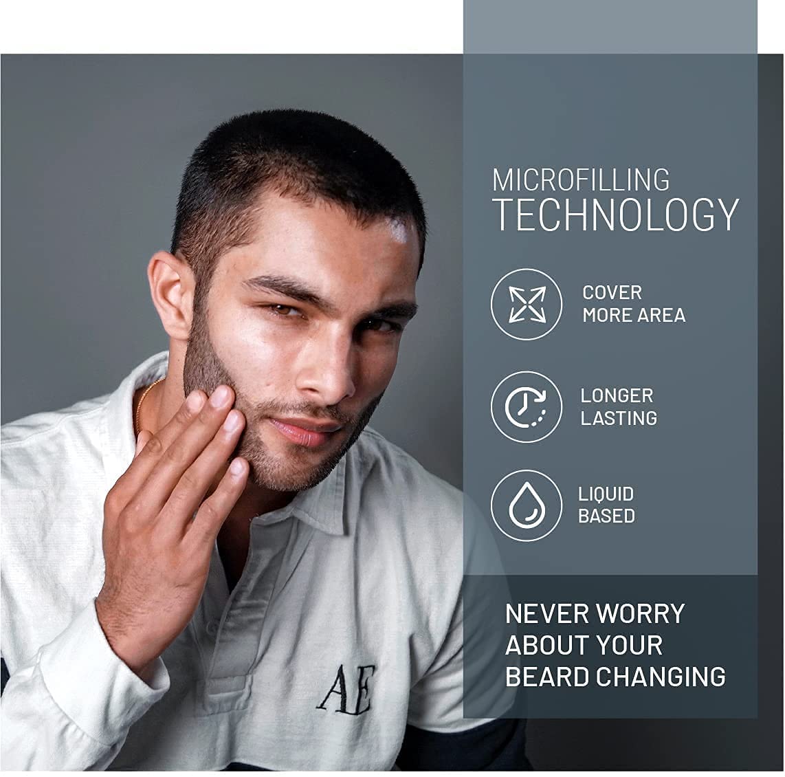Void Homme Beard Filler And Shaping Kit For Men (Black): Waterproof Pencil, Marker, And Liner For Natural-Looking Beard Filling