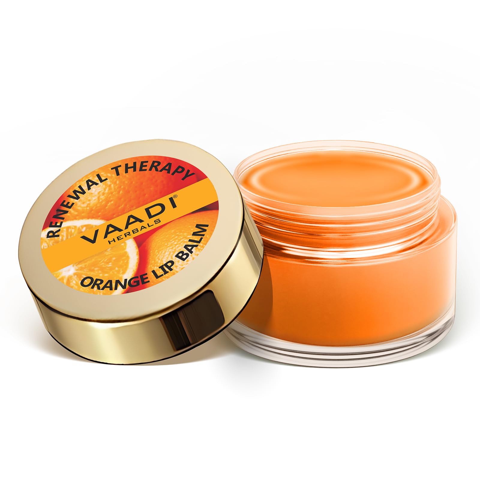 Vaadi Herbals Lip Balm, Orange And Shea Butter, 10G