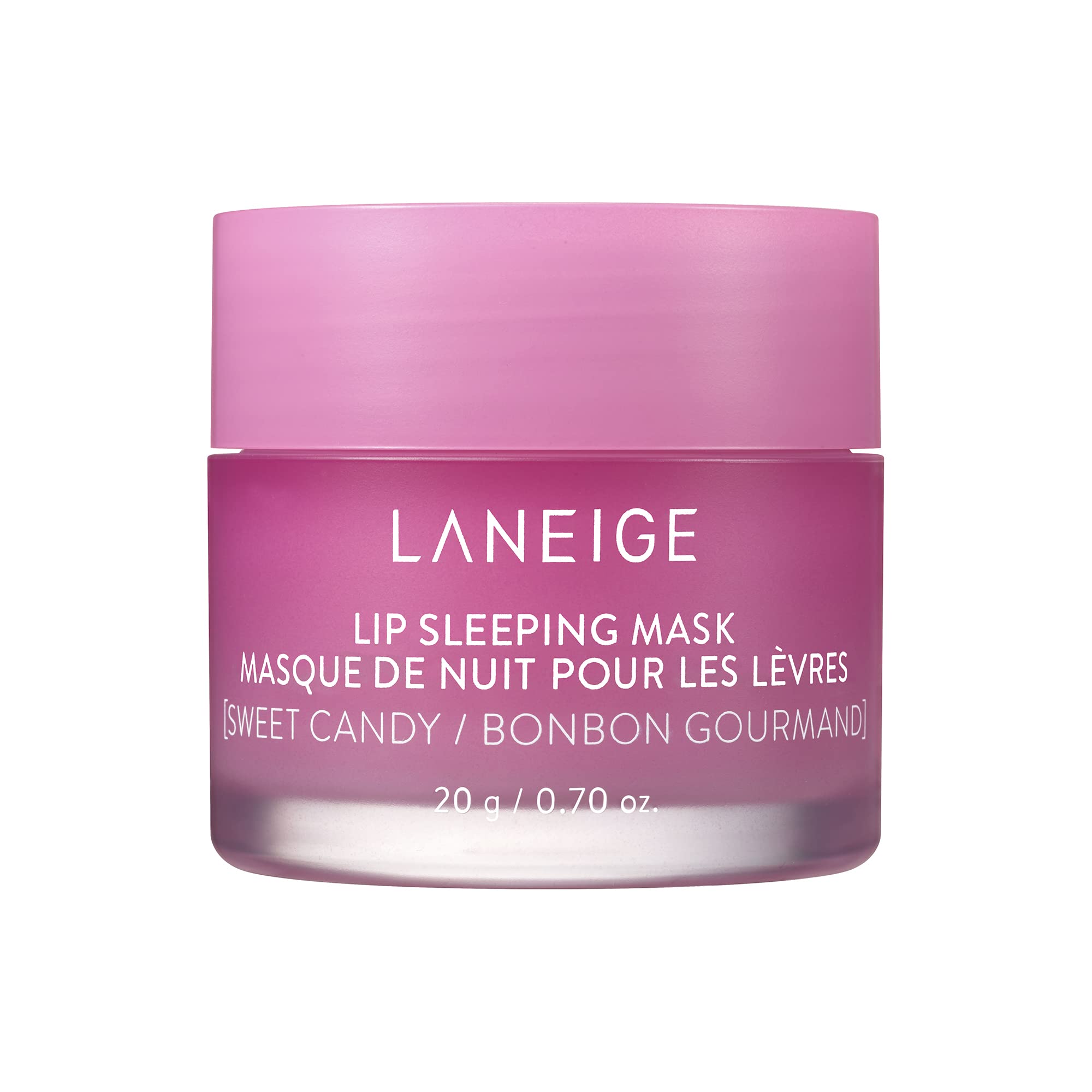 LANEIGE Lip Sleeping Mask Sweet Candy: Nourish, Hydrate, Vitamin C, Murumuru & Shea Butter, Antioxidants, Flaky, Dry Lips