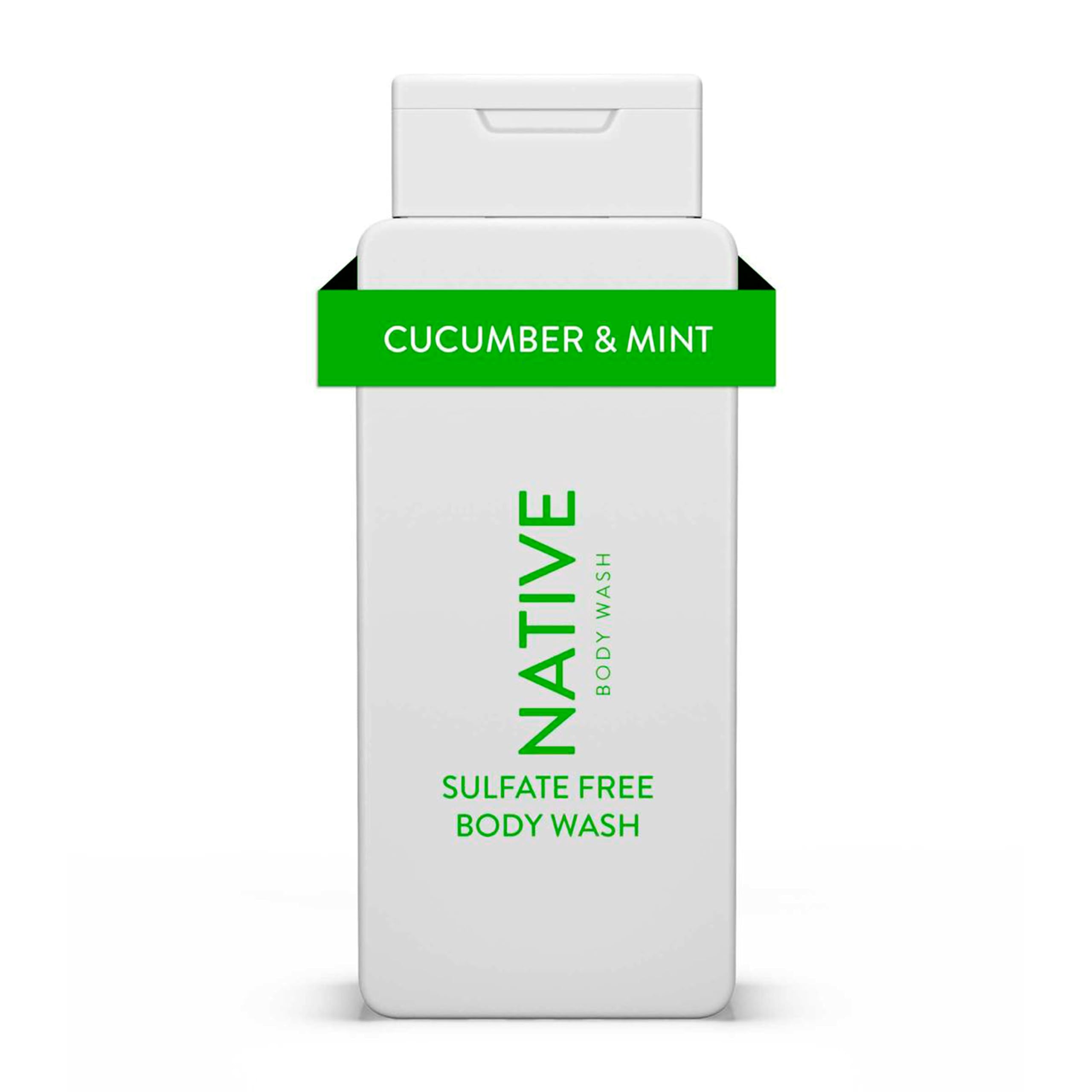 Native Body Wash Cucumber & Mint - 18 fl oz, Pack of 2