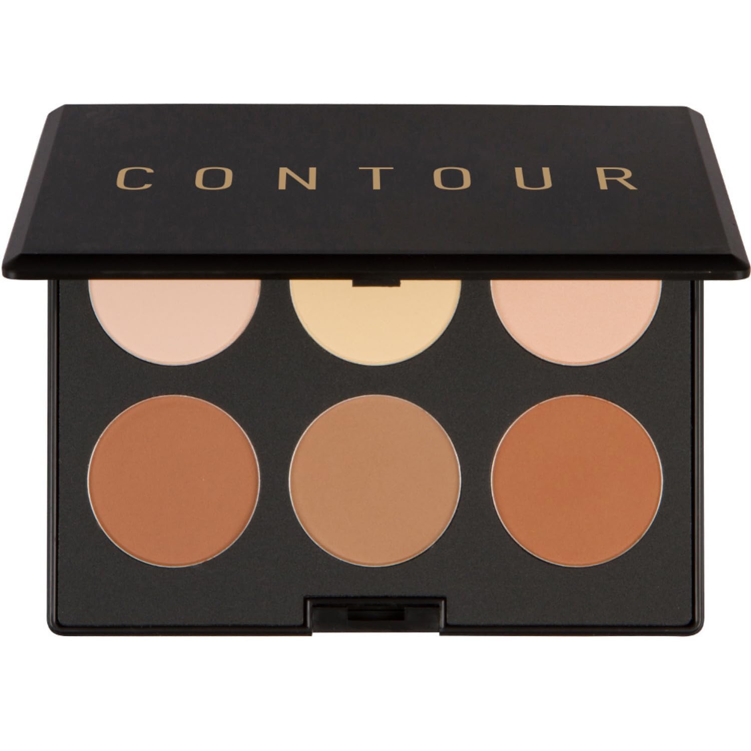 Elizabeth Mott Bronzer Contour Kit & Highlighting Powder - Cruelty Free & Paraben Free - 6 Shades For A Natural Glow