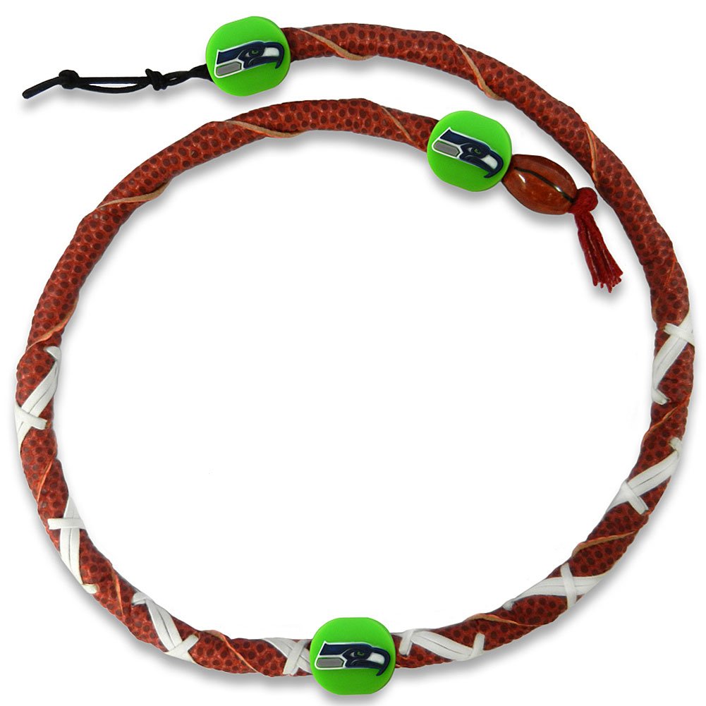 NFL Seattle Seahawks Classic Spiral Football Necklace