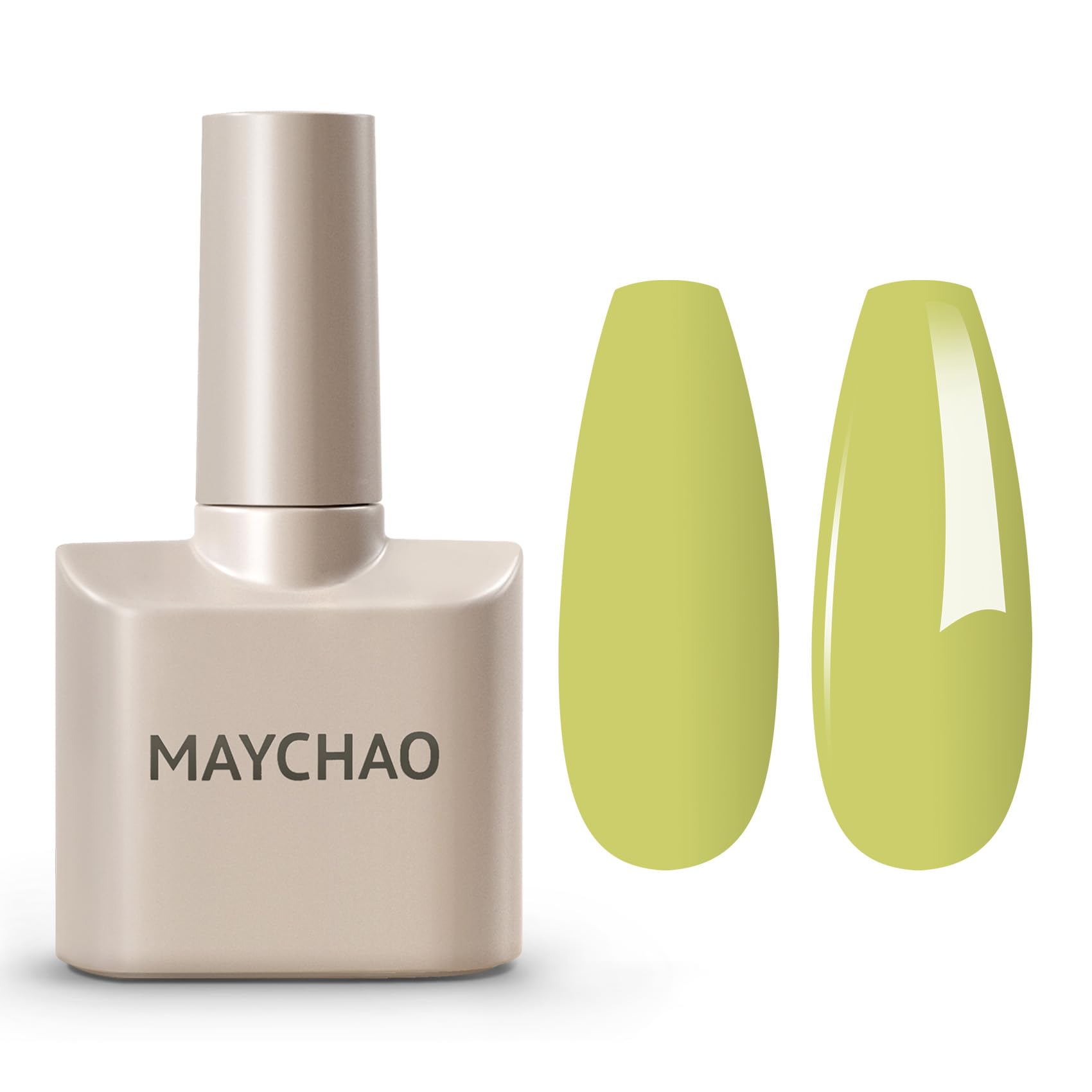 MAYCHAO 15ML Green Gel Nail Polish 1Pc Kiwi Green Gel Polish Soak Off UV LED Nail Polish Nail Art Starter Manicure Salon DIY at 