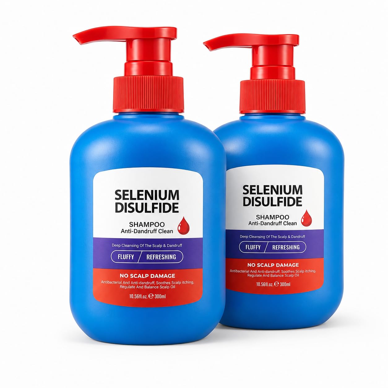 ssumiao Selenium Sulfide Shampoo, AntiDandruff Shampoo for Men & Women, Seborrheic Dermatitis Shampoo for Itchy, Flaky and Oily