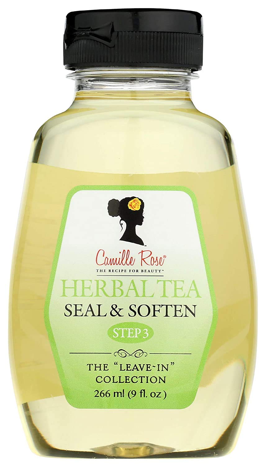 Camille Rose Herbal Tea leave in Hair Oil, with Jojoba and Lavender to Seal Moisture and Soften Strands, for all Hair Types, 9 f