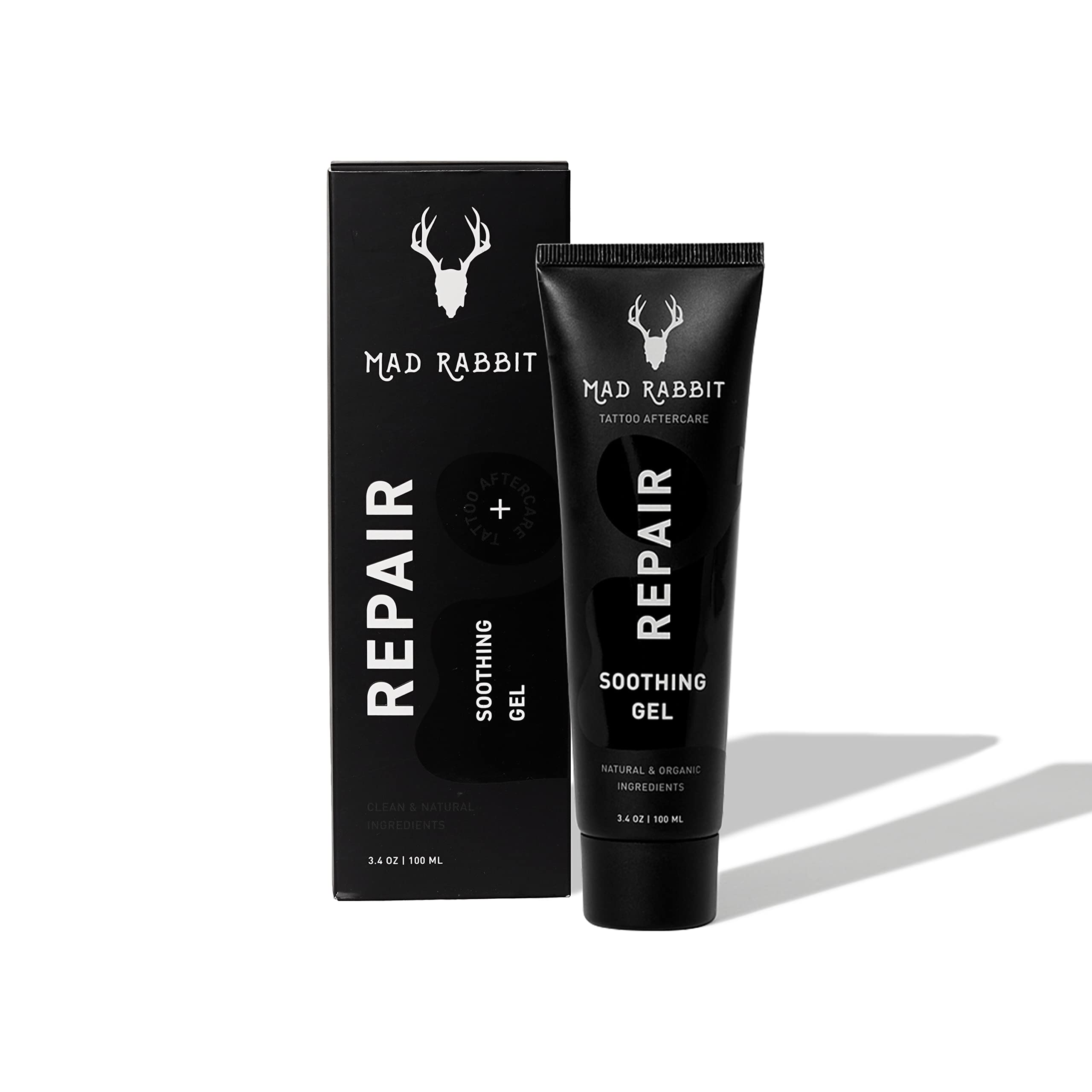 Mad Rabbit Repair Tattoo Aftercare Soothing Gel and Moisturizer for New Tattoos - Soothing Tattoo Care with Natural Ingredients,