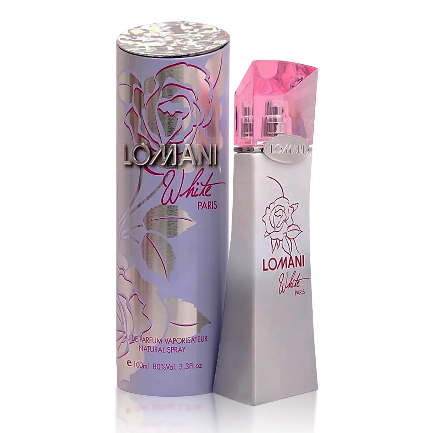 Lomani Eau De Parfum Spray For Women, White