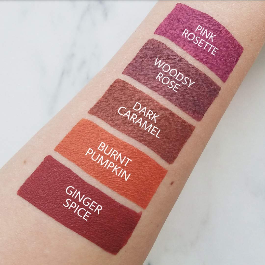 Aromi Medium Pink Matte Liquid Lipstick, Dusty Rose Lip Color, Smudge Proof And Long-Lasting Lipstick, Vegan & Cruelty-Free Beau