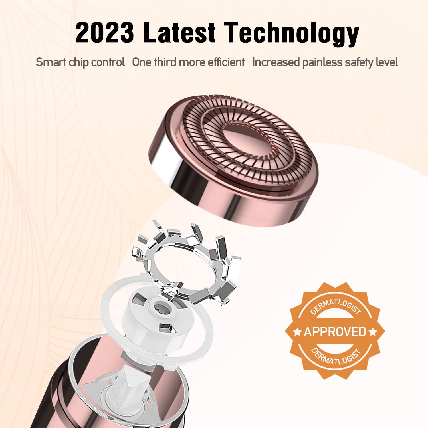 Facial Hair Removal for Women, Hair Removal Device(2023), SEIHAI Rechargeable Hair Remover for Women, Facial Hair Remover for Fa