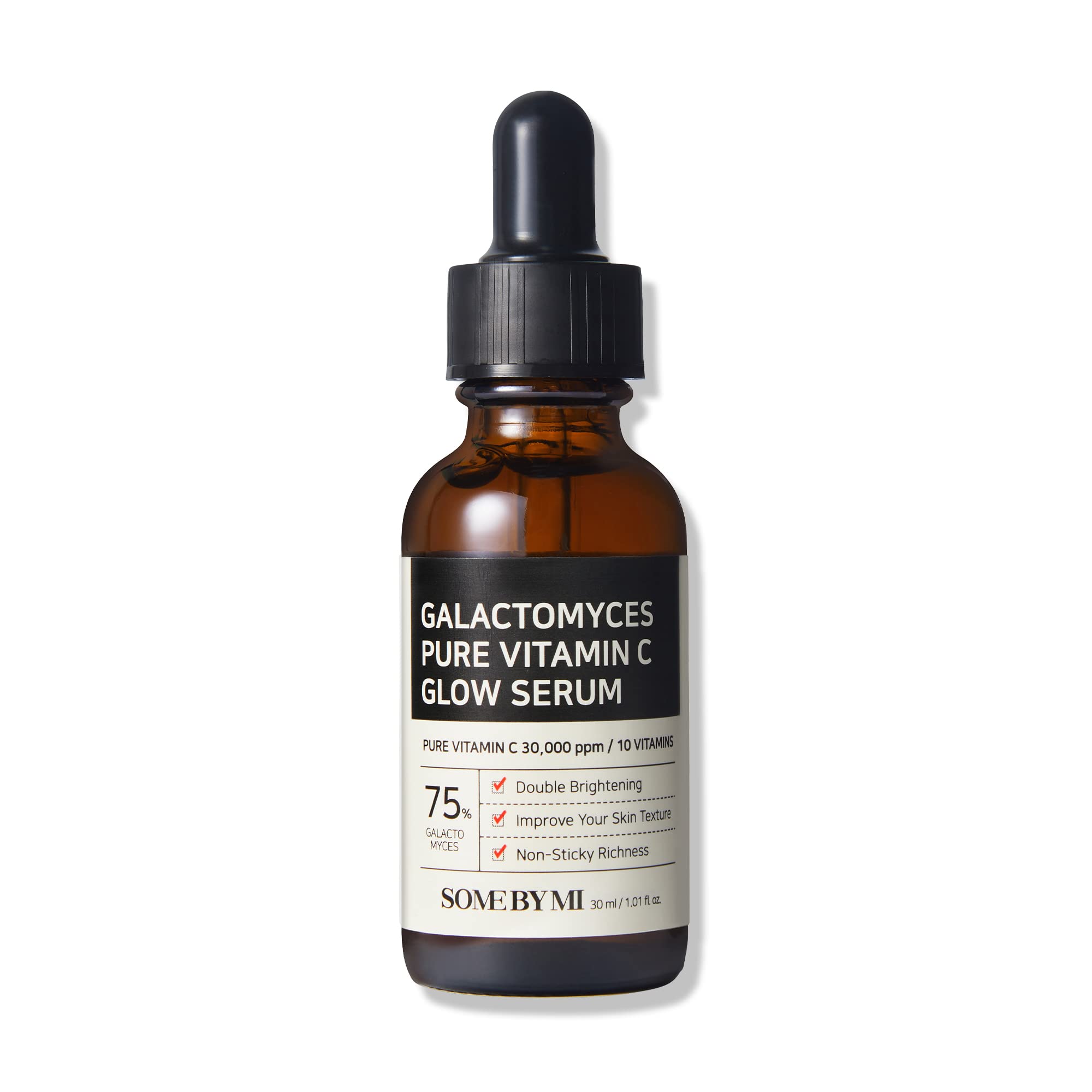 Some By Mi Galactomyces Pure Vitamin C Glow Serum - 1.01 Oz, 30Ml - Daily Brightening Care Korean Vitamin C Serum For Face Glass