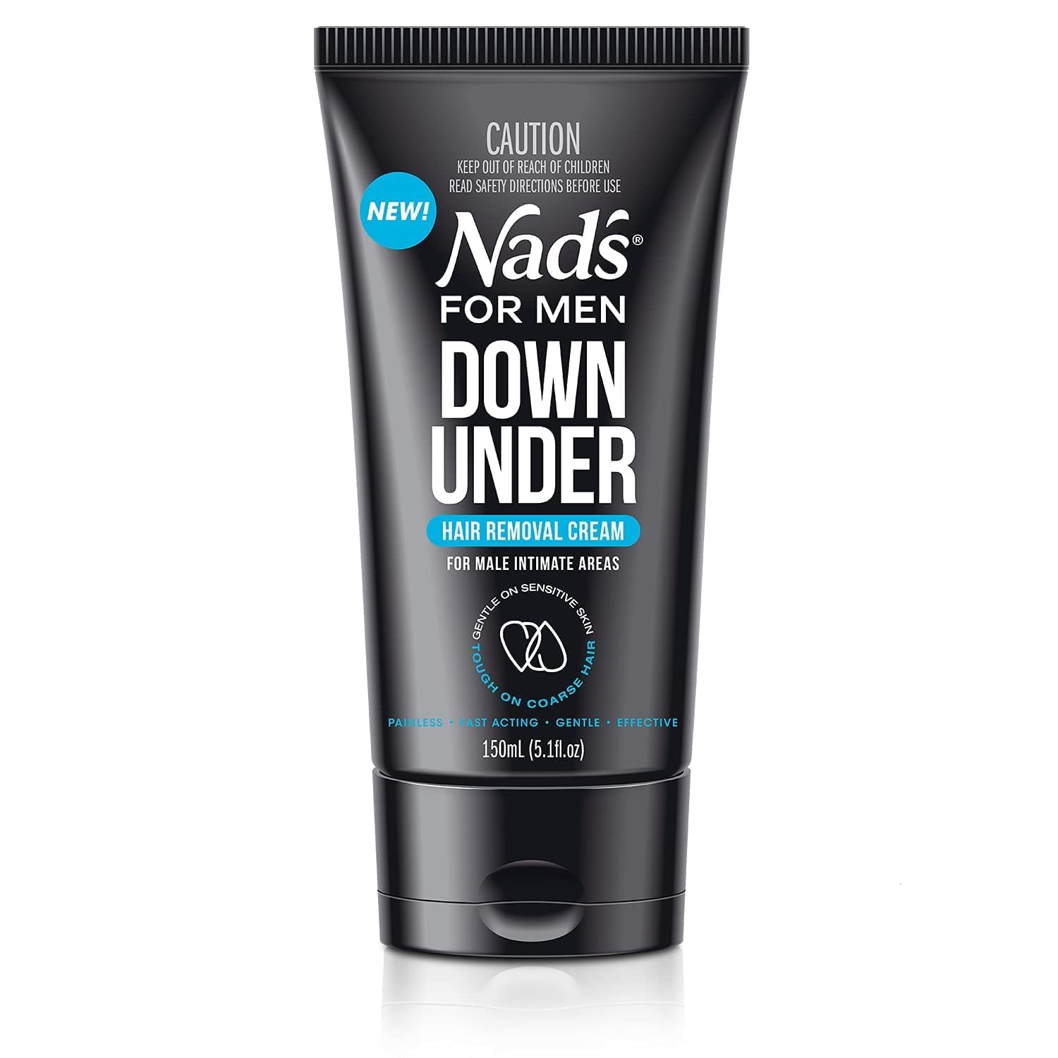 Nad's For Men Intimate Hair Removal Cream For Men - Easy & Painless, Depilatory Cream For Unwanted Male Hair In Intimate/Private