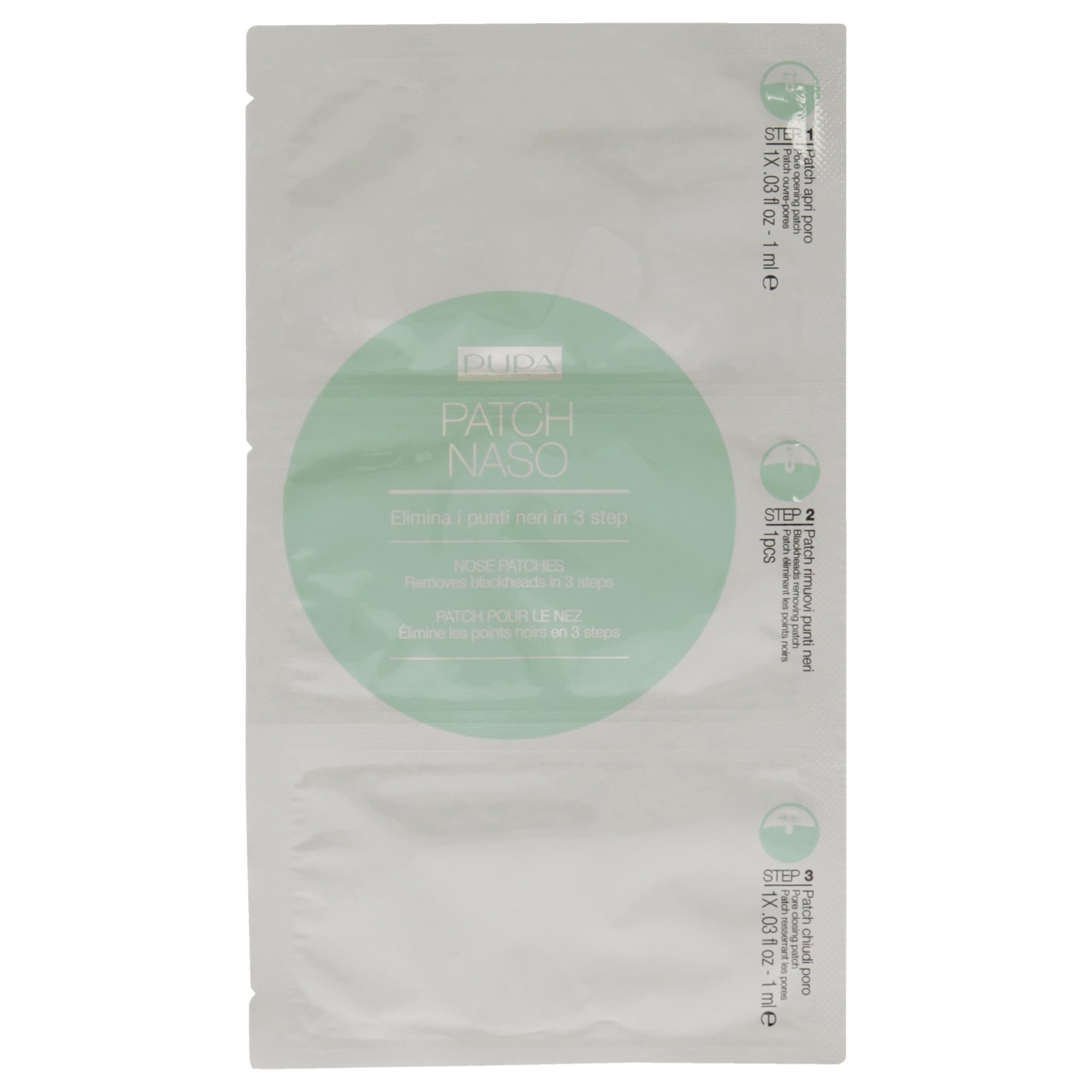 Nose Patches Blackheads Remover - 3 Steps By Pupa Milano For Unisex - 1 Pack Patches