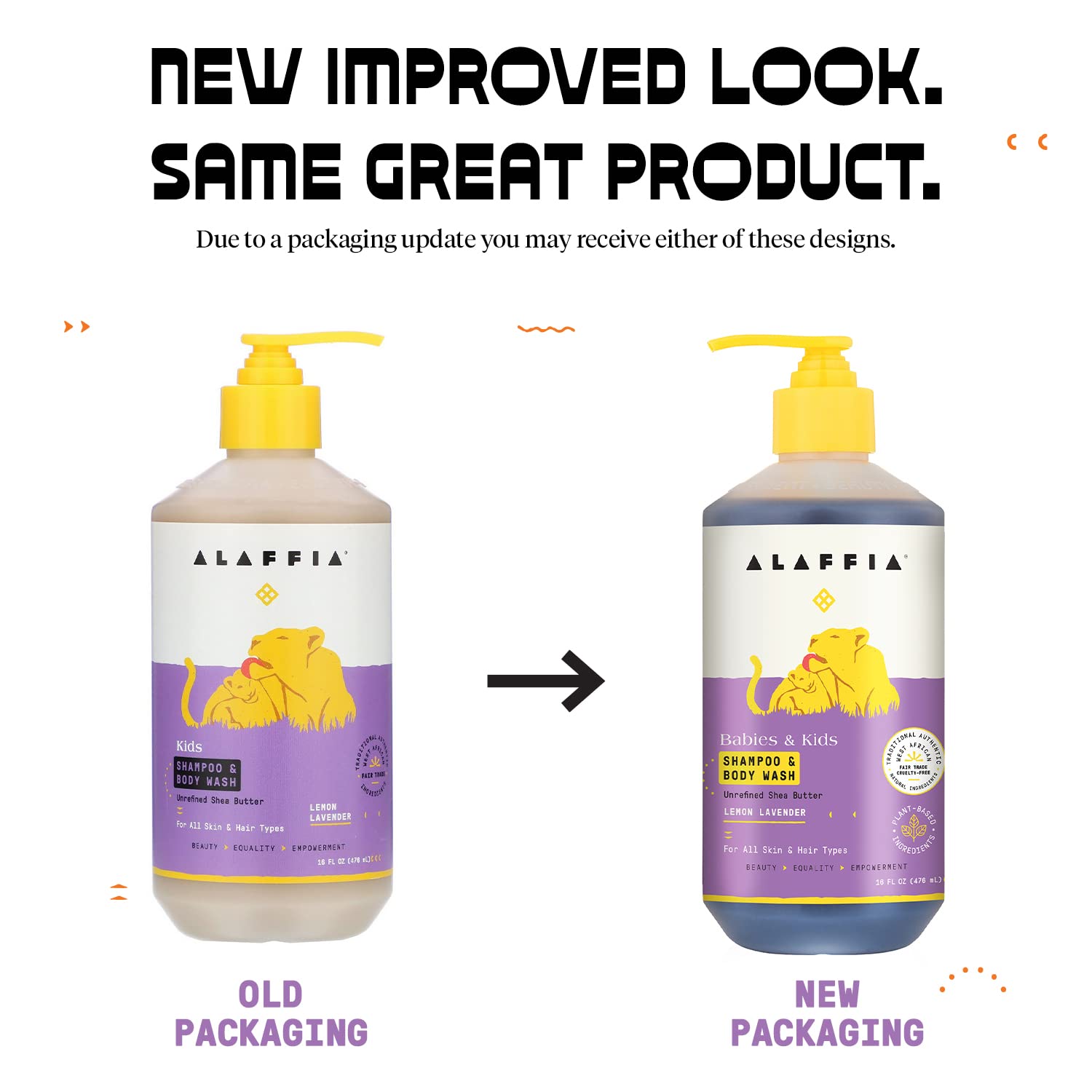 Alaffia Babies and Kids Shampoo and Body Wash, Gentle and Calming Support for Soft Hair and Skin with Shea Butter, Neem, and Coc