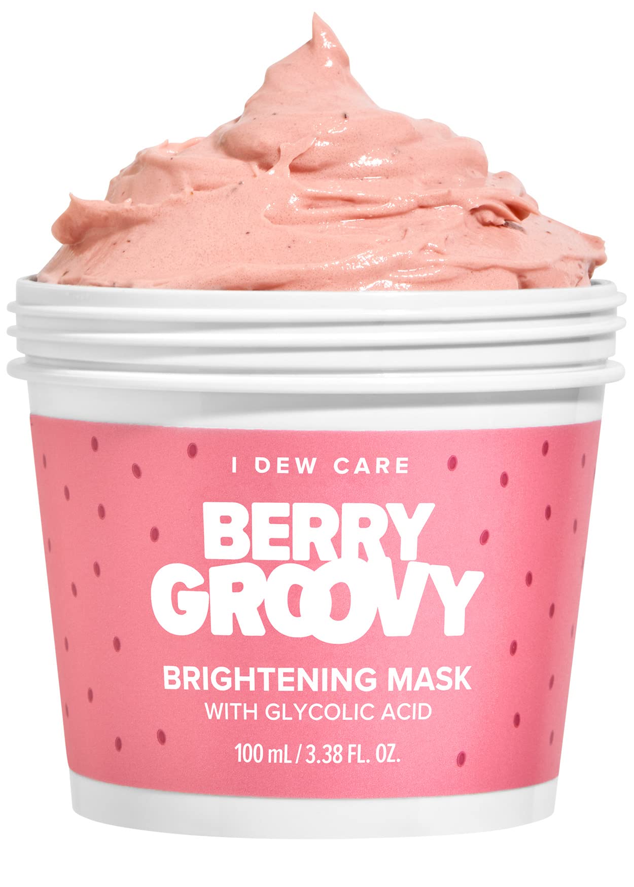 I Dew Care Wash-Off Face Mask - Cake My Day  Hydrating, Refreshing For Dry Skin With Hyaluronic Acid, 3.38 Oz