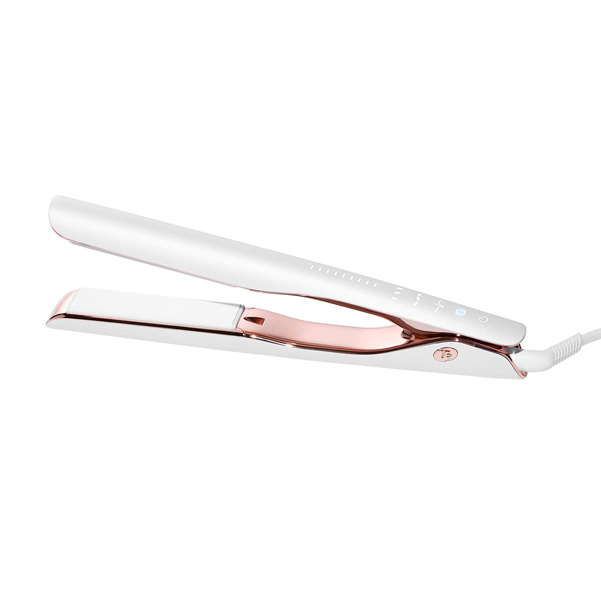 T3 Smooth ID 1 Smart Flat Iron, White/Rose Gold, 1 Flat Iron