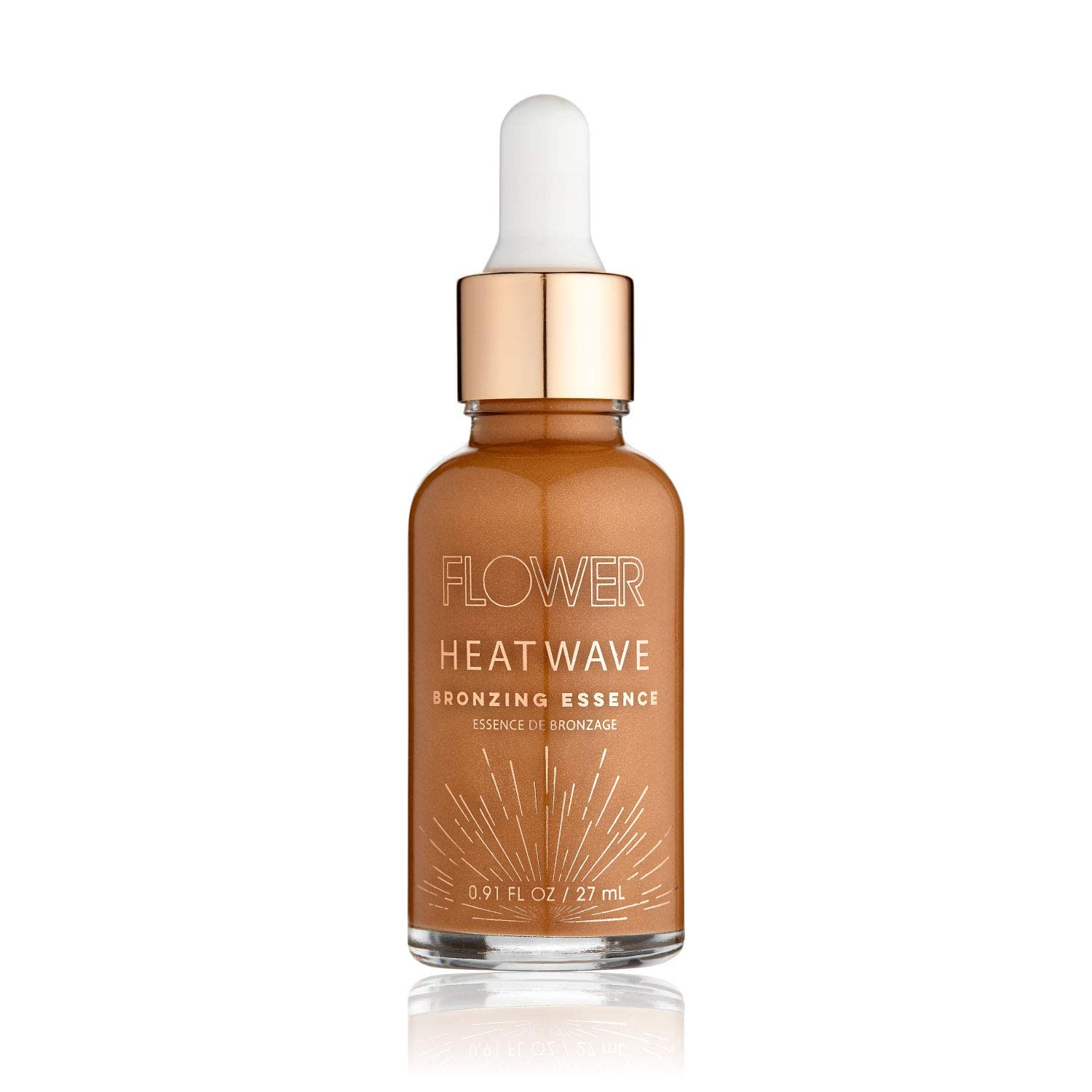 Flower Beauty By Drew Barrymore Heatwave Bronzing Essence Liquid Highlighter + Illuminator Bronzer Drops - Radiant + Natural Glo