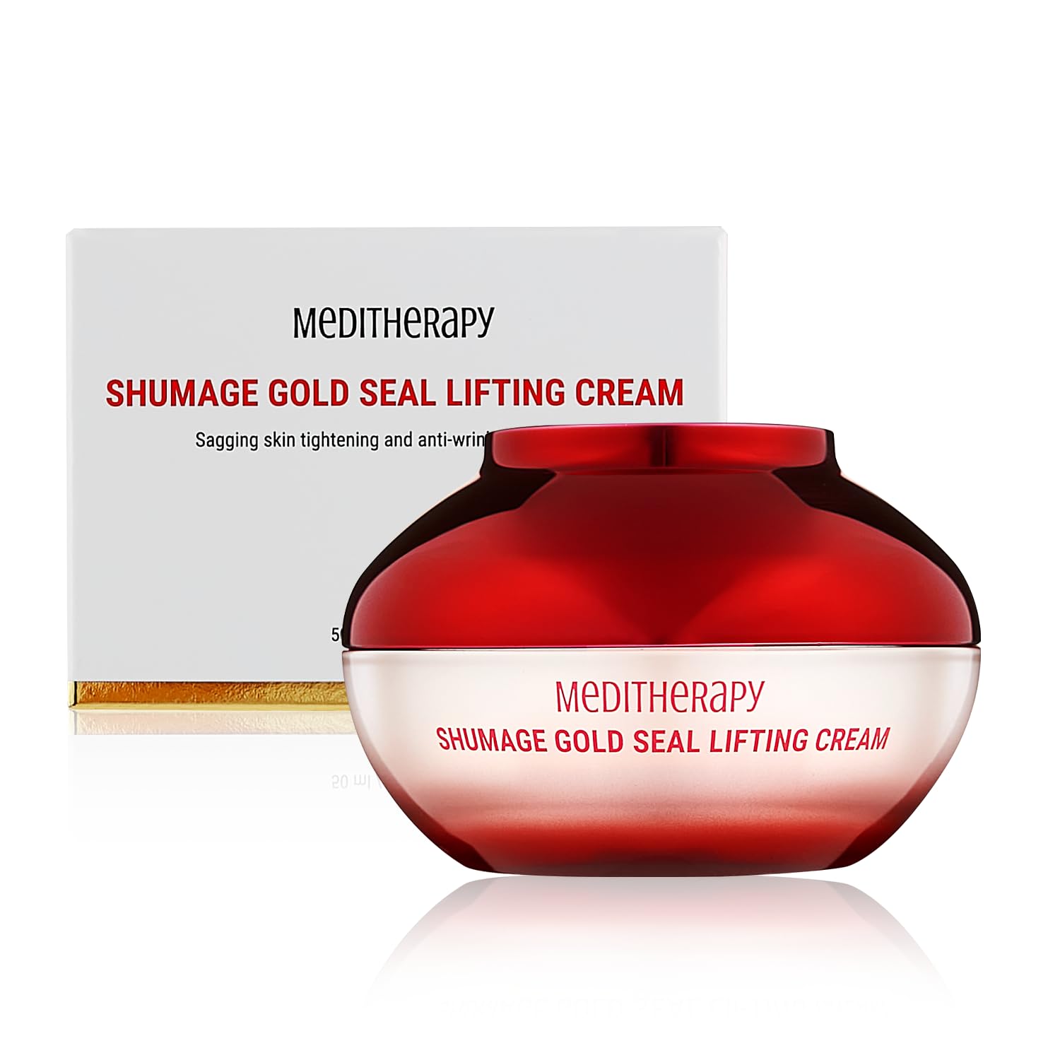 MEDITHERAPY Shumage Gold Seal Lifting Cream (1.69 fl oz), Collagen & Gold Threads Cream, Anti Aging, Firm and Lifting Sagging Sk