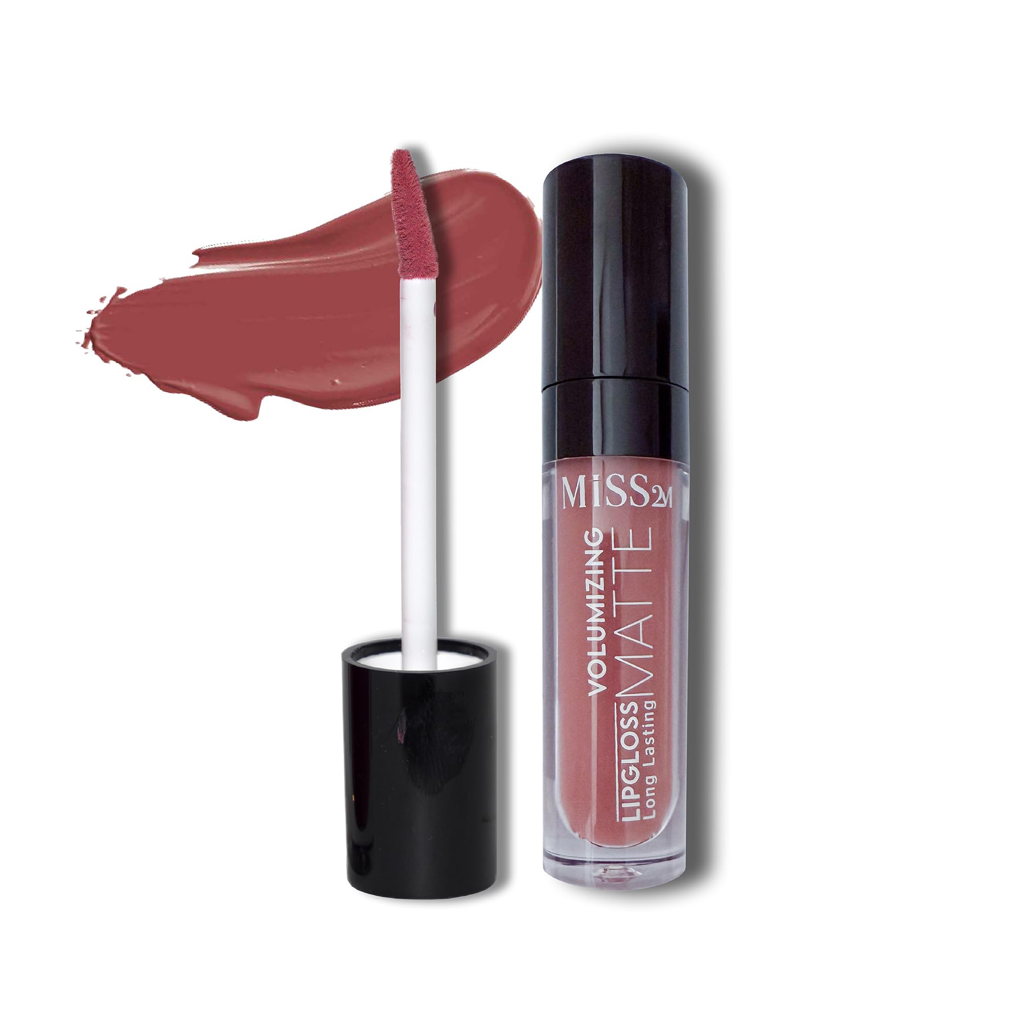 MISS2M 16-Hour Volumizing Matte Liquid Lipstick with Non-Drying, Waterproof Matte Liquid Lip Color: 111 Hug Tight, 0.14 Fl Oz