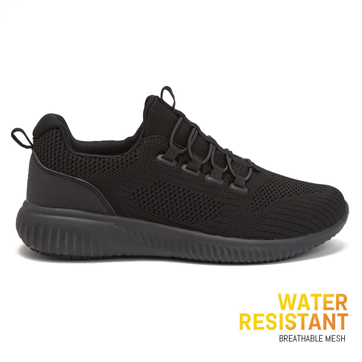 Avia Anchor Sr Mesh Slip On Non Slip Shoes For Women, Water Resistant Womens Restaurant, Work  Food Service Sneakers - Black, 85