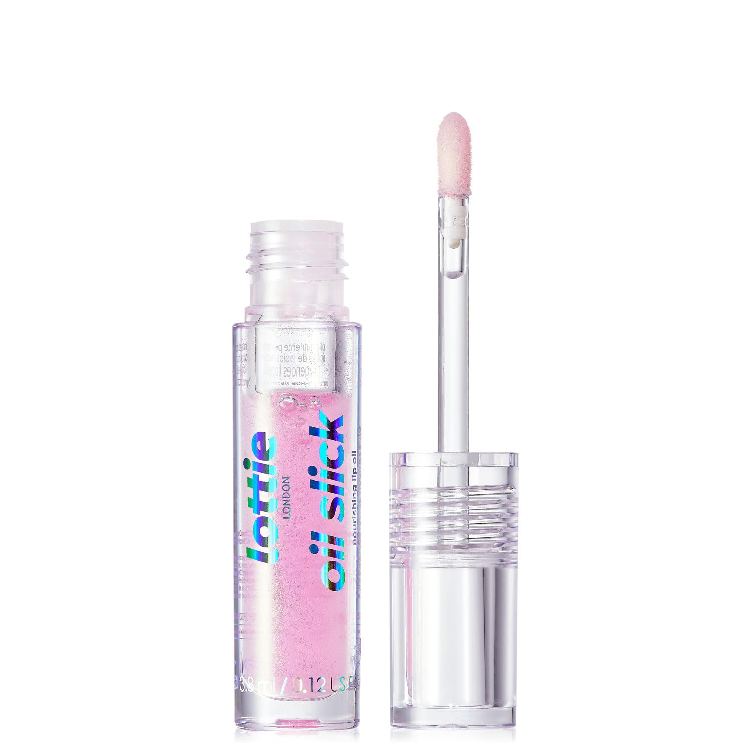 Lottie London Oil Slick in Extra Cherries, Nourishing & Hydrating Lip Oil Infused with Vitamin E, Vitamin B, Almond Oil and Jojo