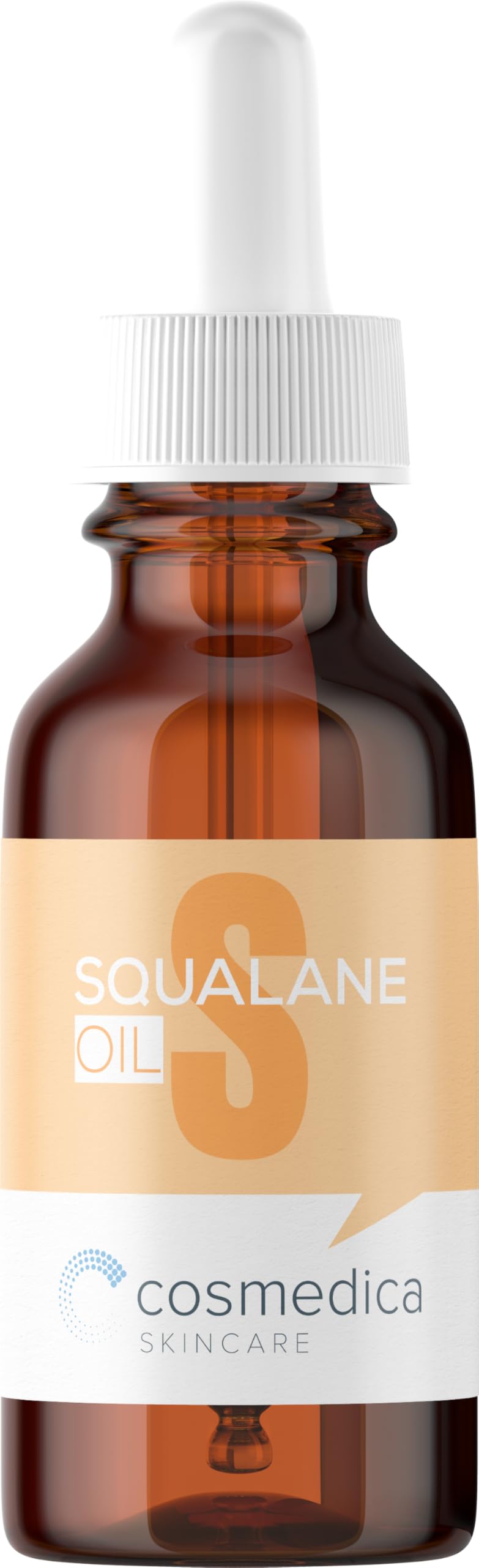 Cosmedica Skincare Squalane Oil - 100% Pure Olive-Derived Moisturizer for Soft, Balanced Skin - Hypoallergenic, Vegan - 1 Fl Oz