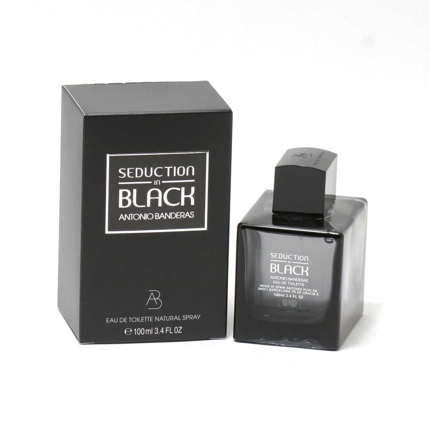 Antonio Banderas Seduction In Black For Men Eau De Toilette Spray, 3.4 Oz