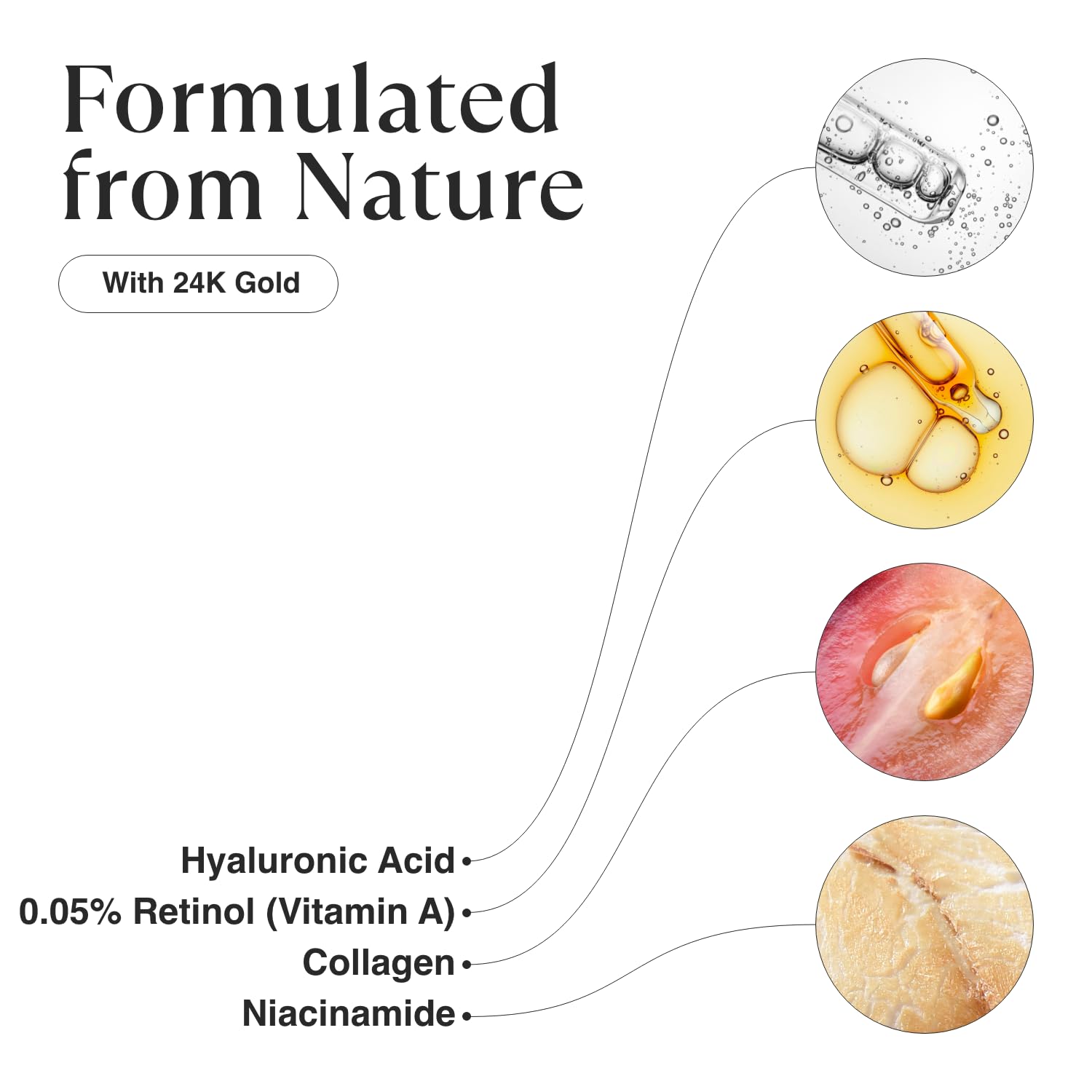 Matkas Korean Gold Under Eye Patches For Dark Circles And Puffiness, Wrinkles - Retinol + Hyaluronic Acid + Collagen + Niacinami