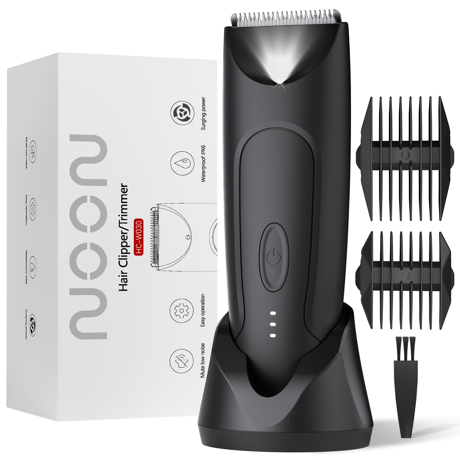 Body Hair Trimmer For Men And Women,Groin & Body Hair Trimmer, Full Body Shaver, Waterproof And Rechargeble, Lenth Adjustable, M