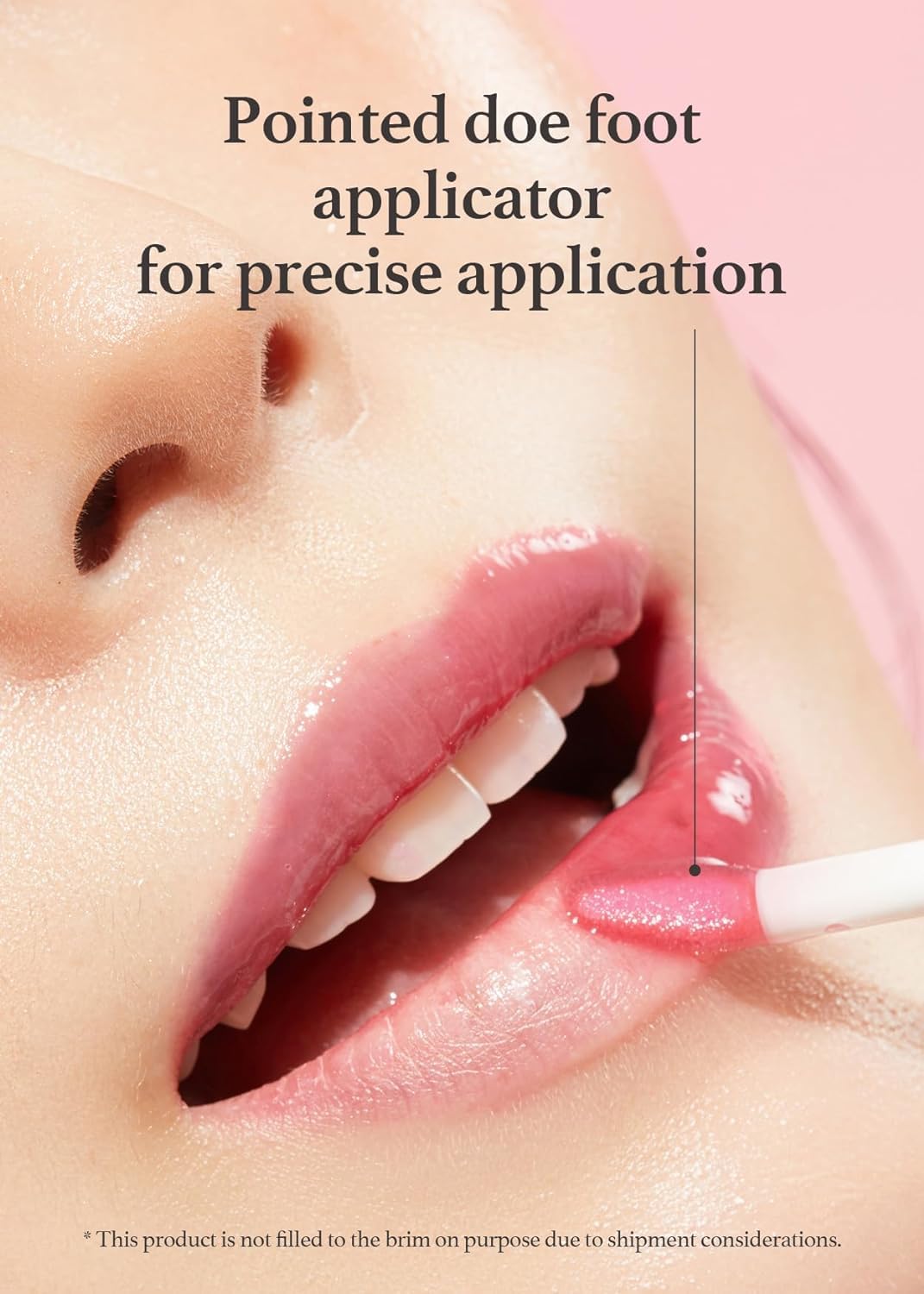 NOONI Vegan Appleseed Lip Oil - Appleberry | Moisturizing, Plumping, Waterproof | 0.12 Fl Oz | Korean Tint, Valentine Gift