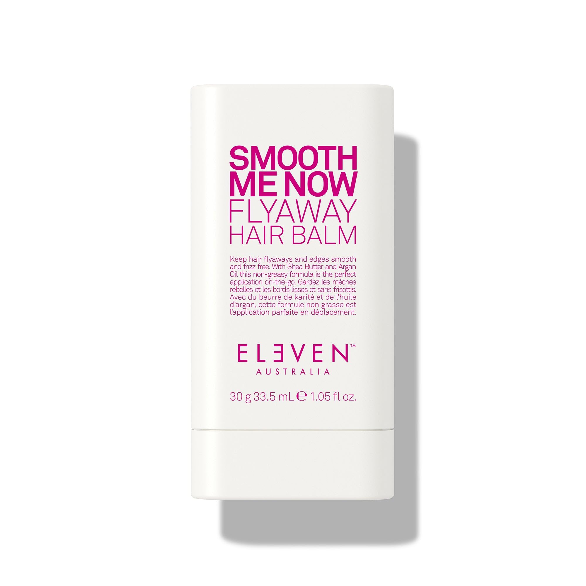 ELEVEN AUSTRALIA Smooth Me Now Flyaway Hair Balm Stick for Women & Men - Hair Styling Product for Fly Aways, Controls Frizz, Col