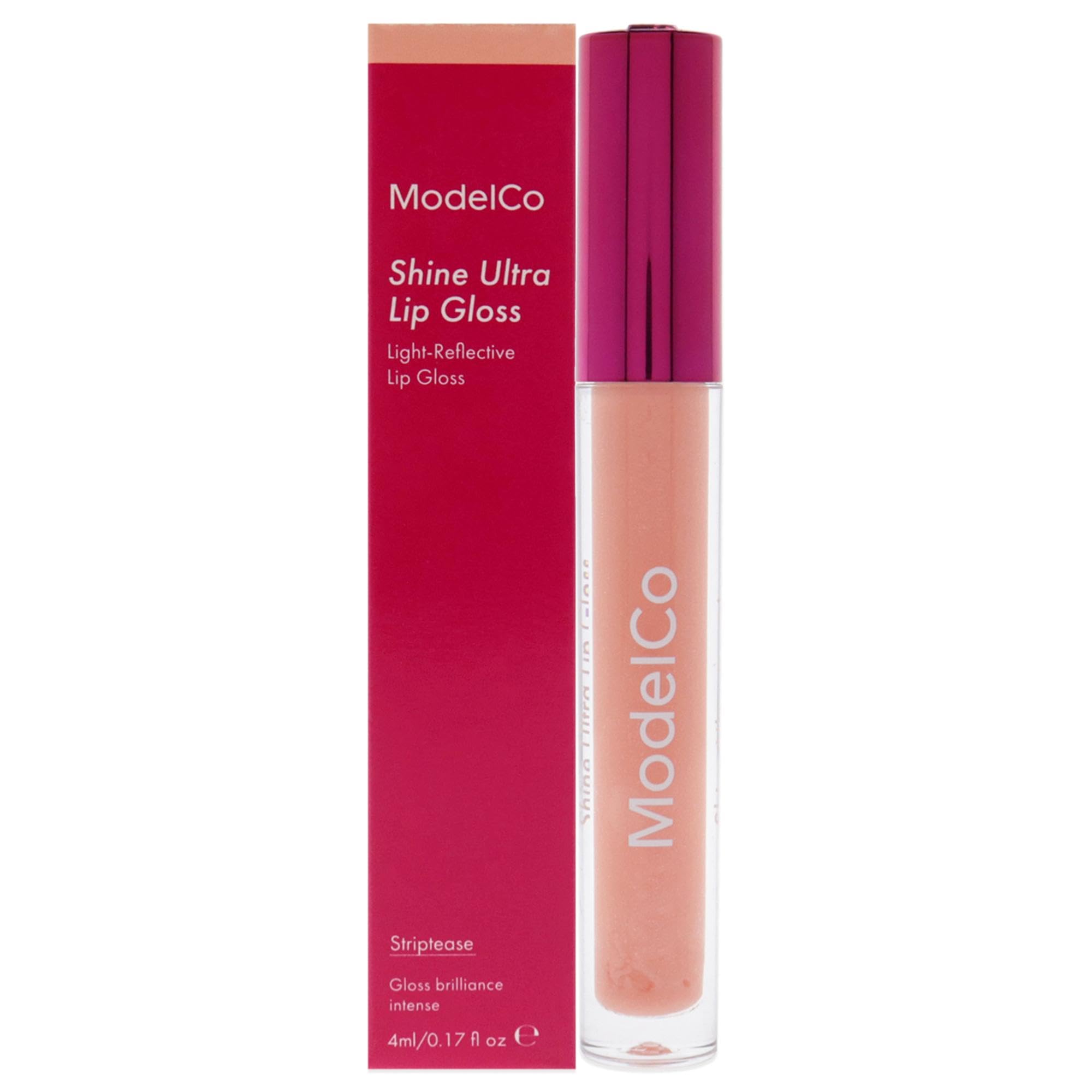 MODELCO Shine Ultra Lip Gloss - Shimmer-Infused Formula - Light-Reflecting And Hydrating - Long-Wear, High-Shine Color And Volum