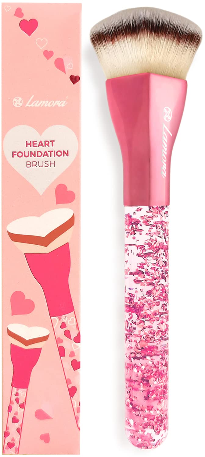Blending Liquid Makeup Foundation Brush - Kabuki Contour Brush, Face Buffing Brush With Pro Quality Synthetic Dense Bristles For