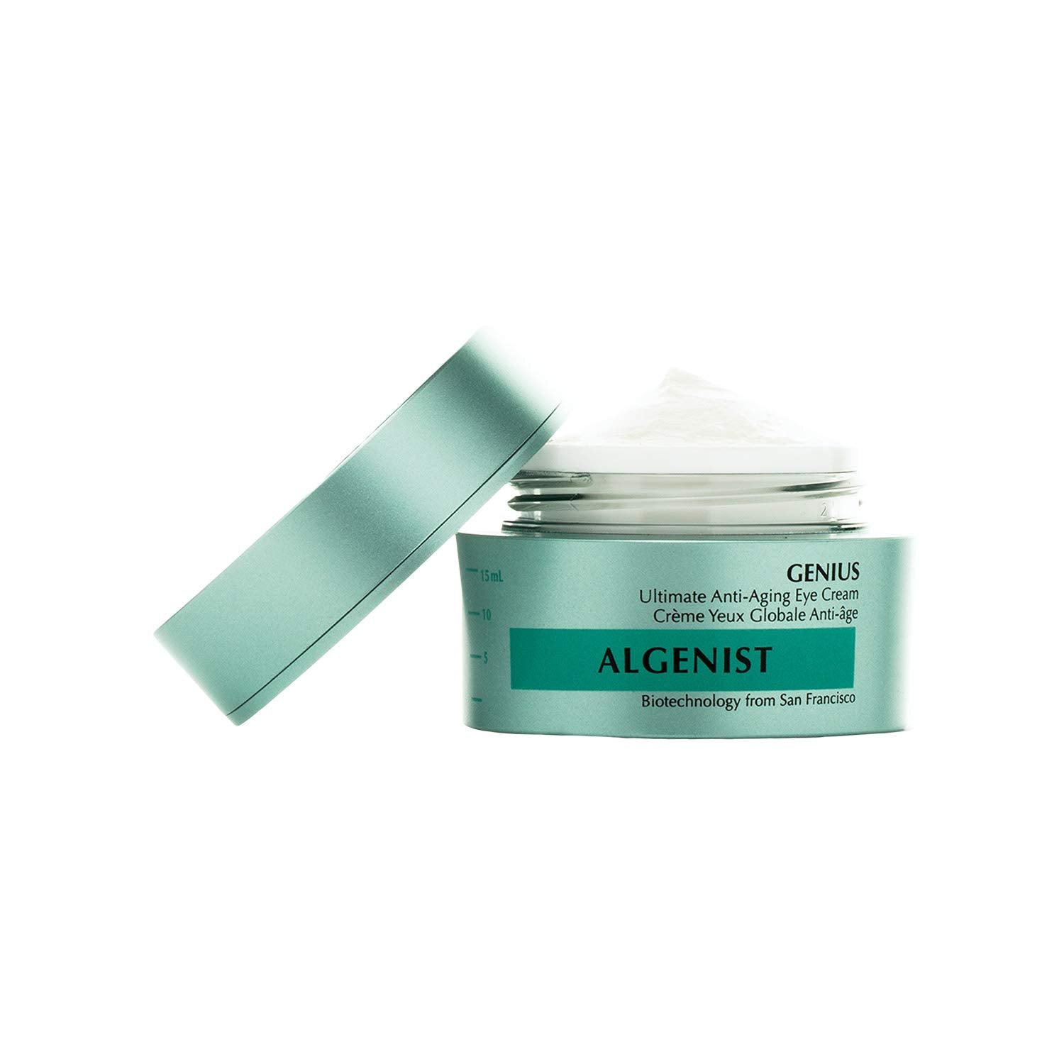 Algenist Genius Ultimate Anti-Aging Eye Cream - Vegan Firming & Smoothing Under Eye Cream With Microalgae Oil & Collagen - Non-C