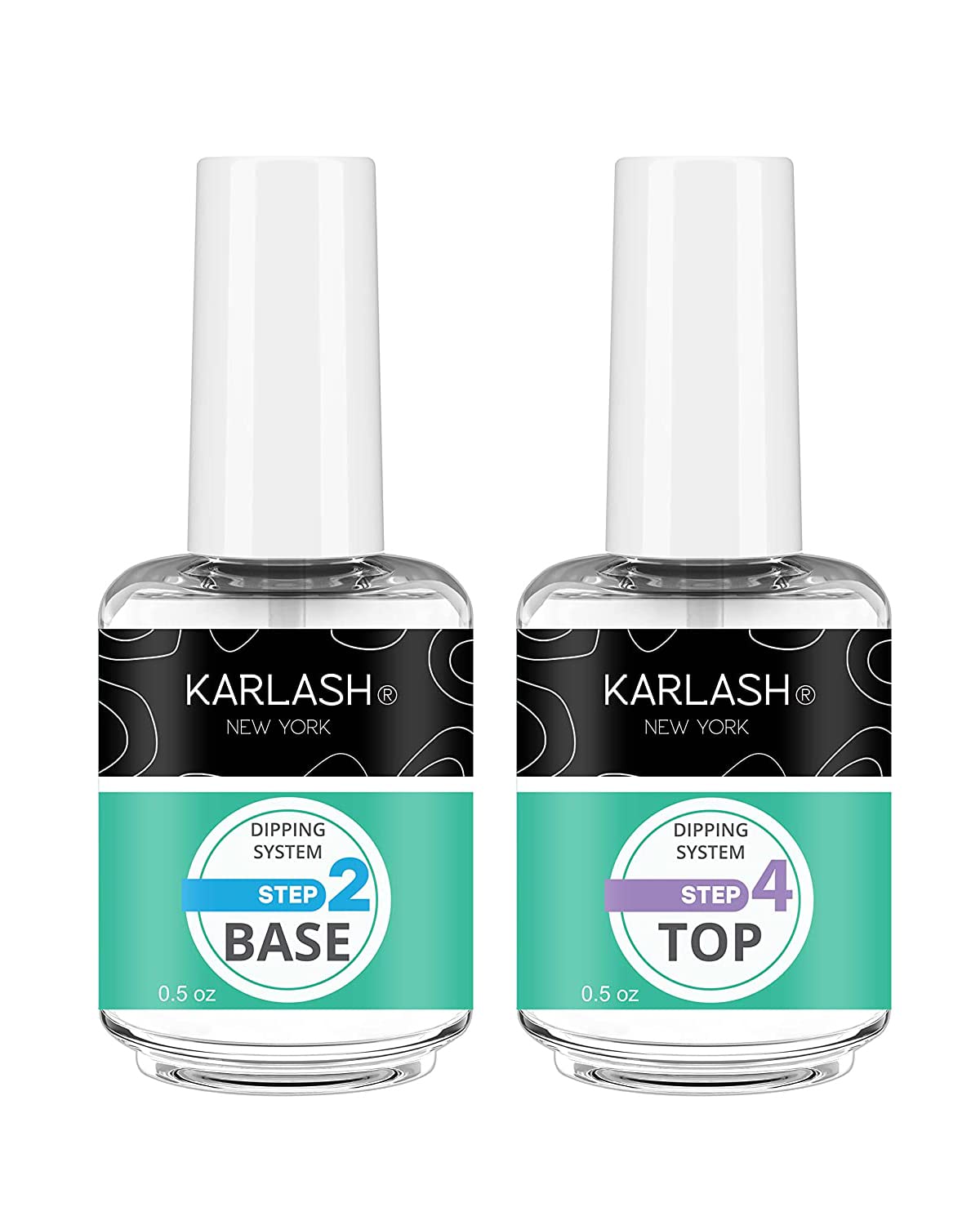 Karlash Gel Base DIP Powder System 0.5 oz (Base/Top KIT)