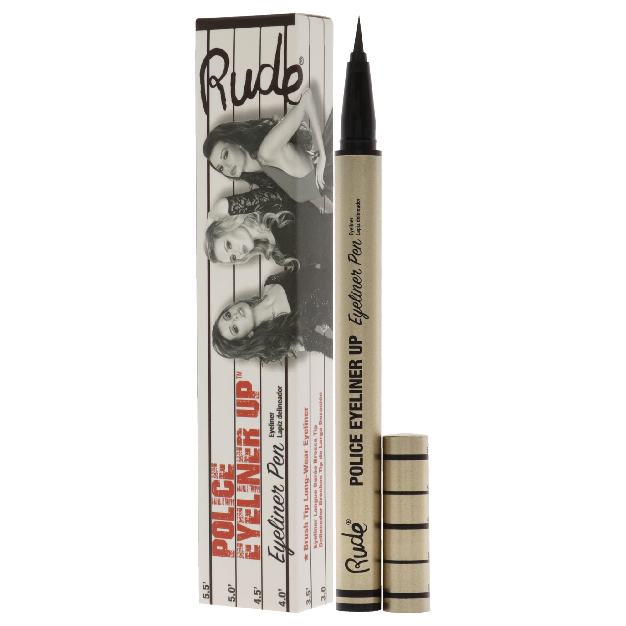 Rude Cosmetics Police Eyeliner Up - Big House Eyeliner Pen - Women 0.017 oz