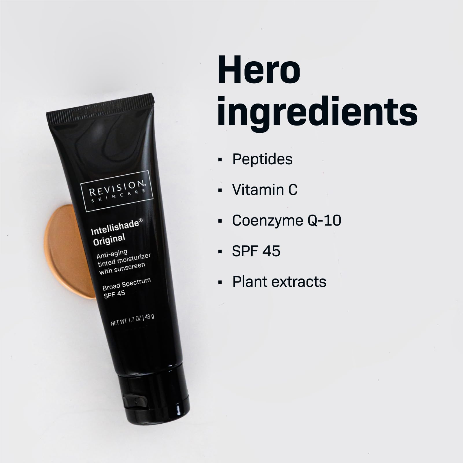 Revision Skincare Intellishade Original, Anti Aging Tinted Daily Moisturizer With Spf, Anti Wrinkle With Peptides And Vitamin C,