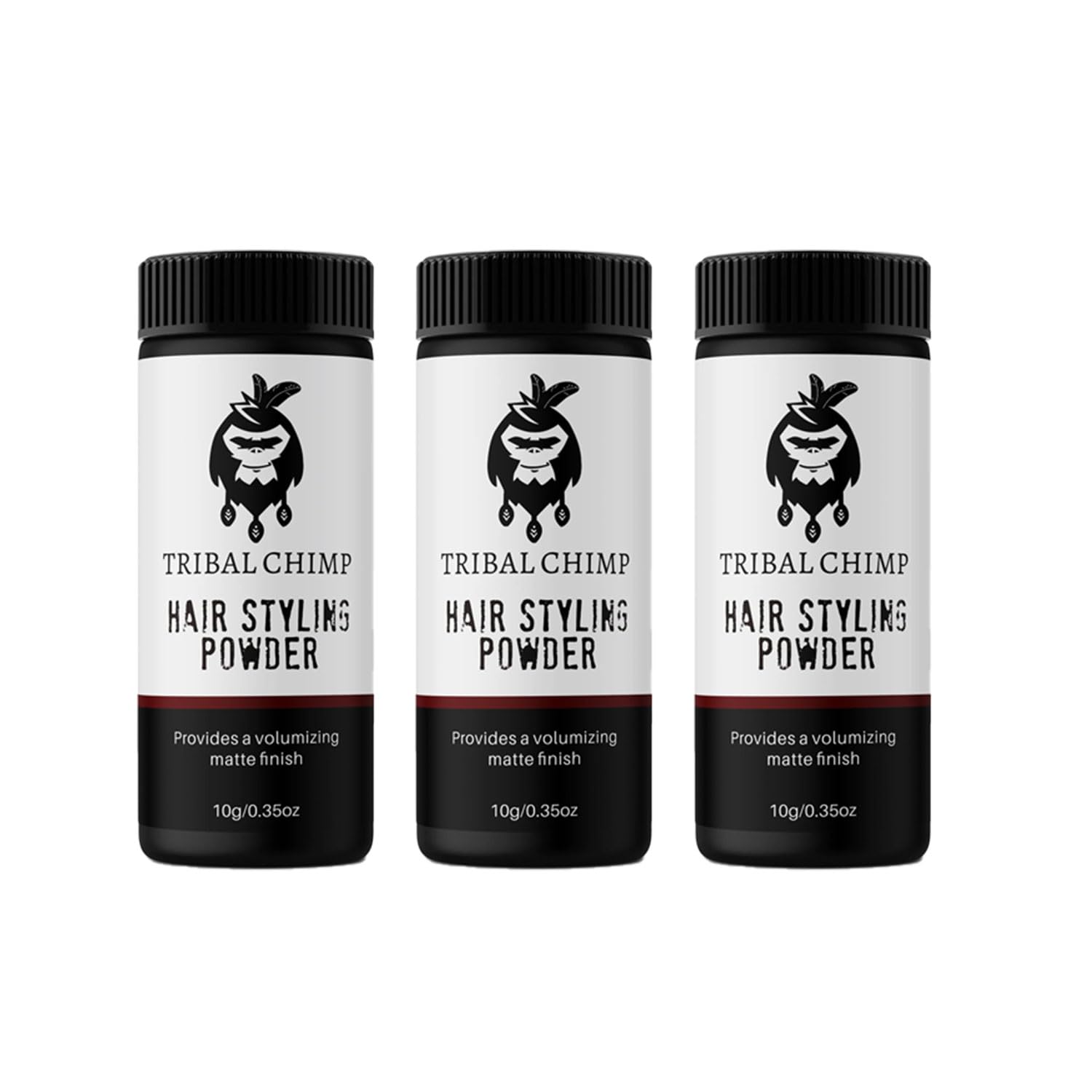 Tribal Chimp  Hair Styling Powder  3 PC Set