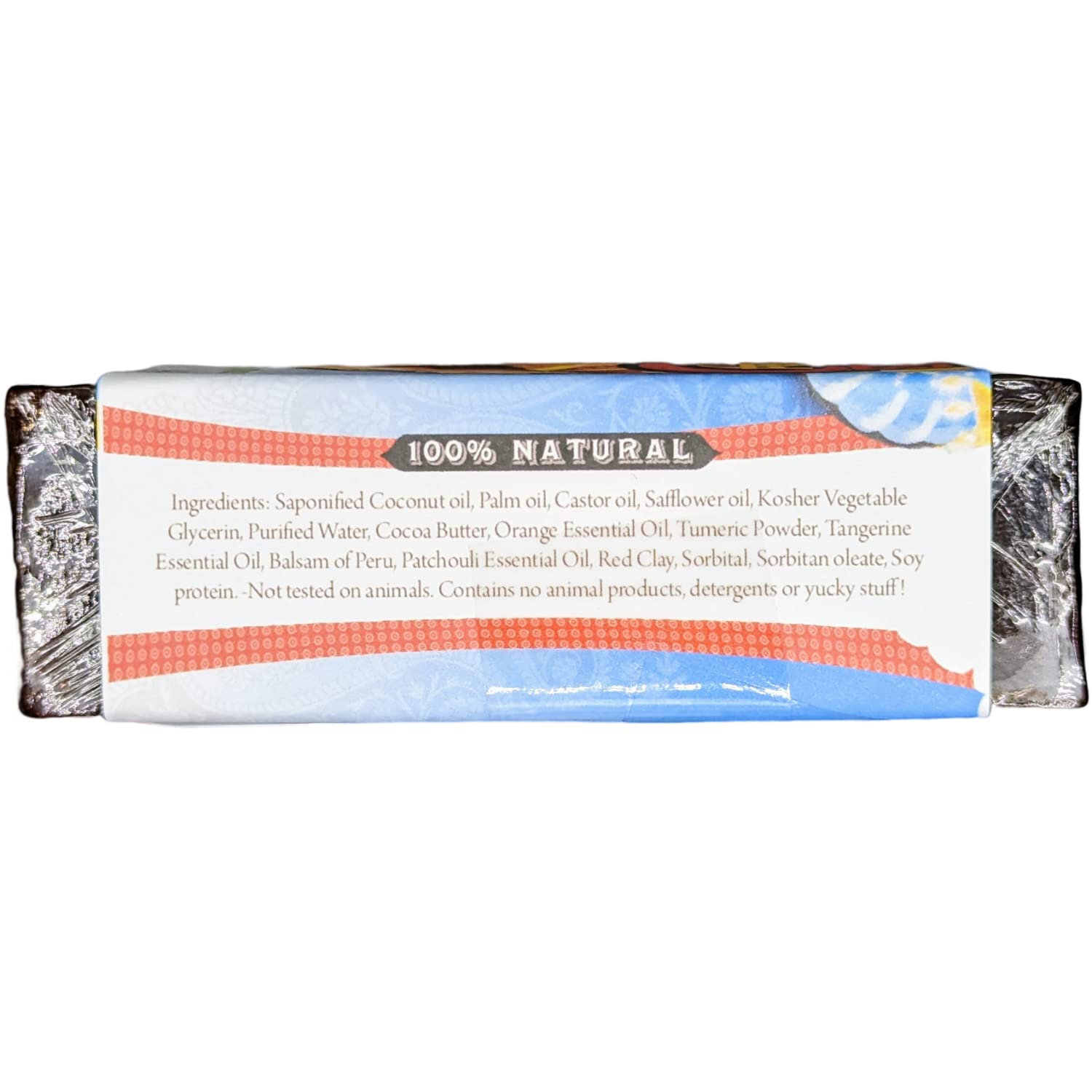 Patchouli Sutra BAR SOAP Cocoa Butter Orange Tumeric Patchouli by Filthy Farmgirl